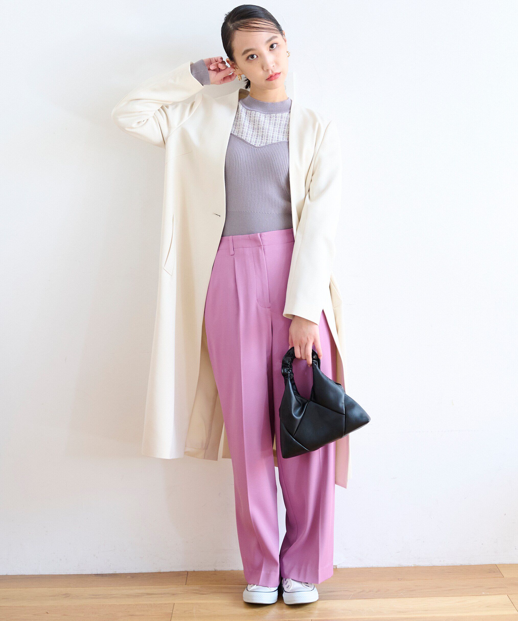  「[Sシリーズ対応商品]センタープレスワイドパンツ」|その他|