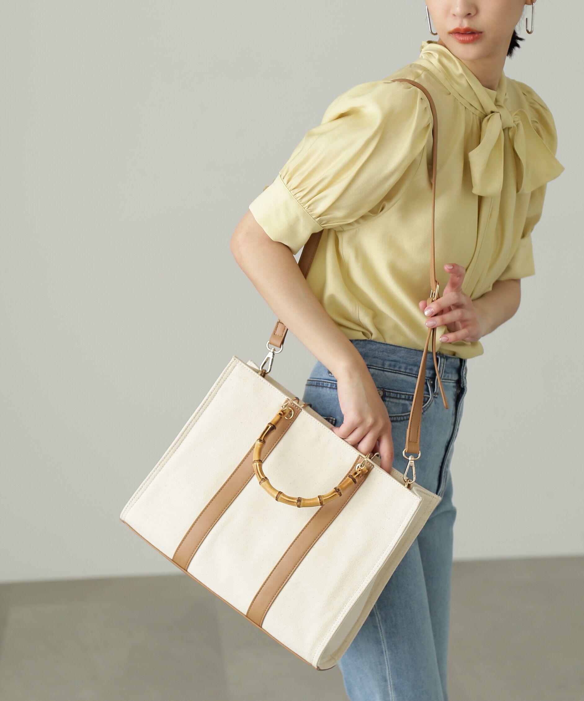  「ベーシックバンブーバッグ」|その他|キャメル