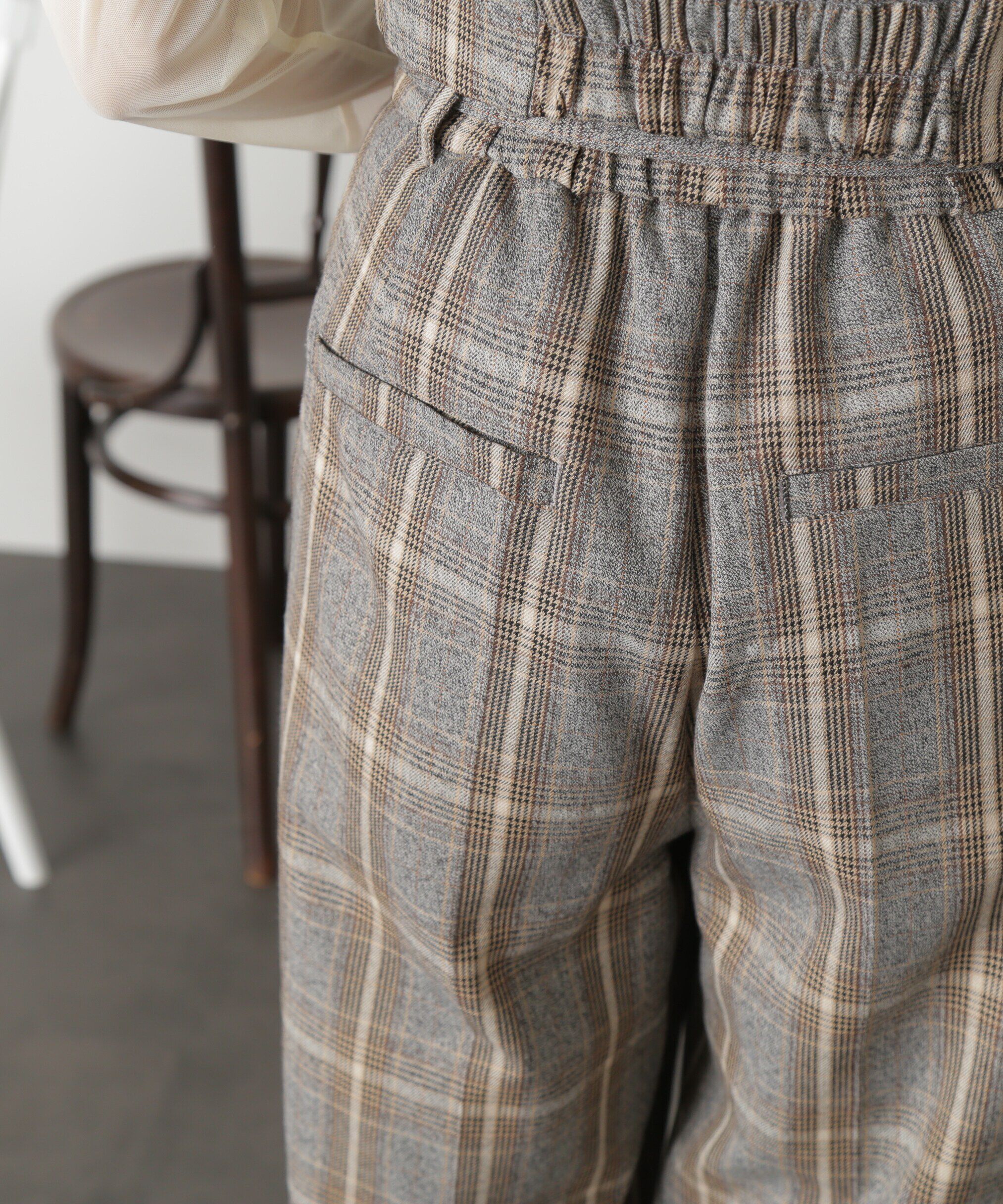  「＜SET UP対応＞[低身長サイズ/Sシリーズ]タックワイドパンツ」|その他|