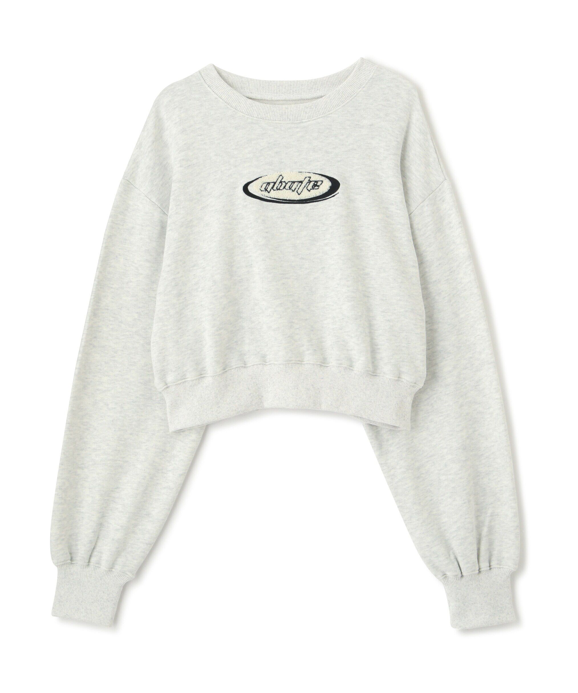  「スポーツロゴサガラ刺繍ショート丈スウェット」|Tシャツ・カットソー|