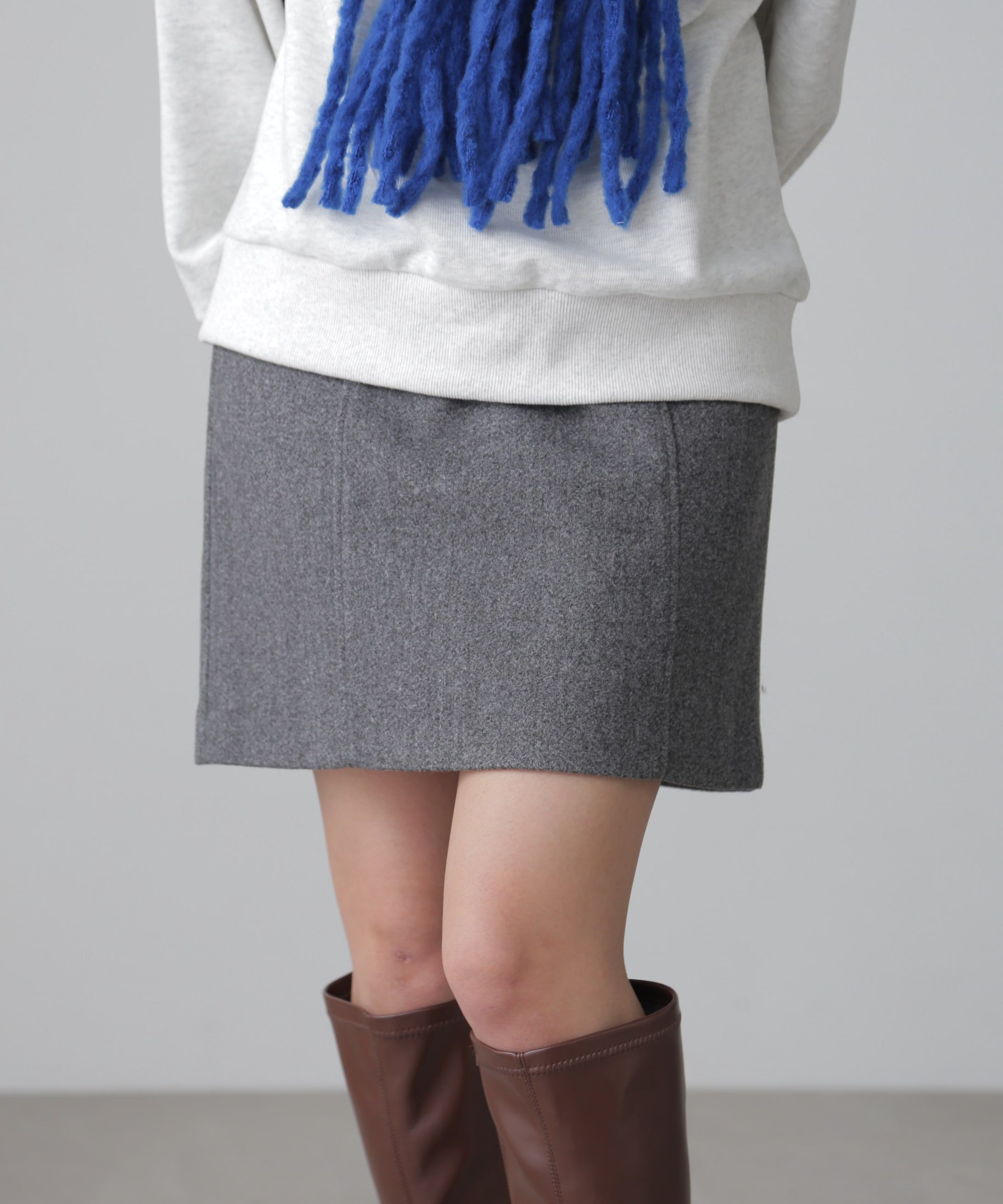  「[低身長サイズ/Sシリーズ]タイトミニスカート」|スカート|チャコールグ