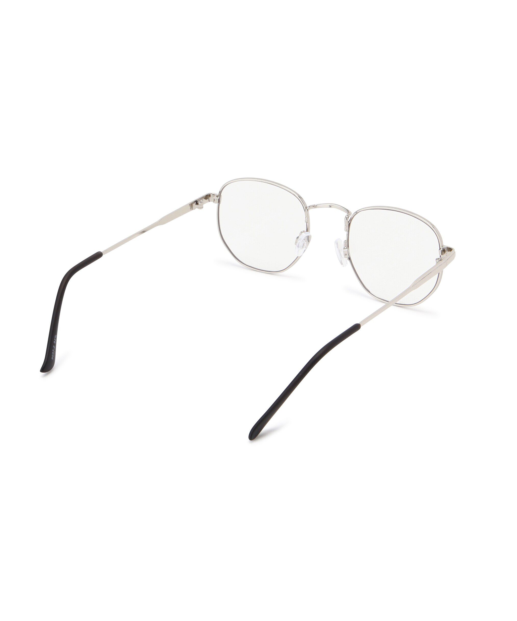  「シルバーフレーム伊達メガネ」|ハンカチ|