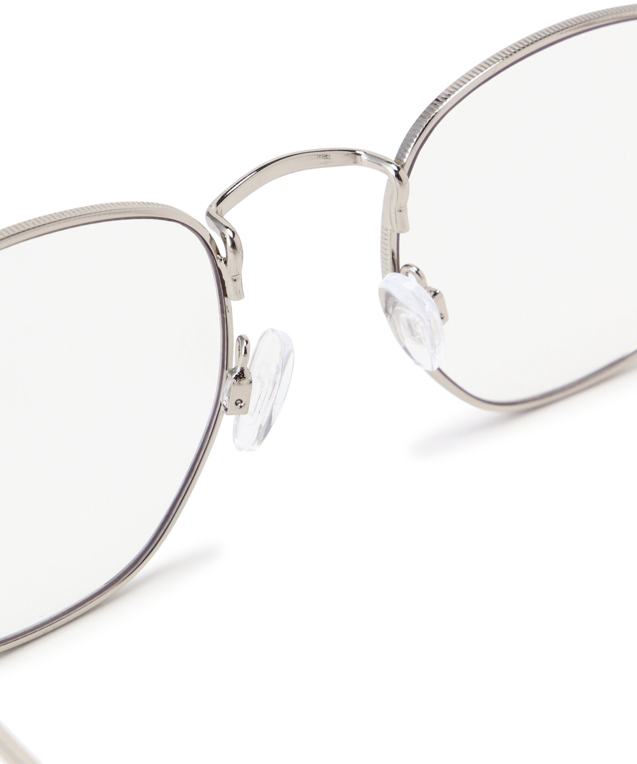  「シルバーフレーム伊達メガネ」|ハンカチ|