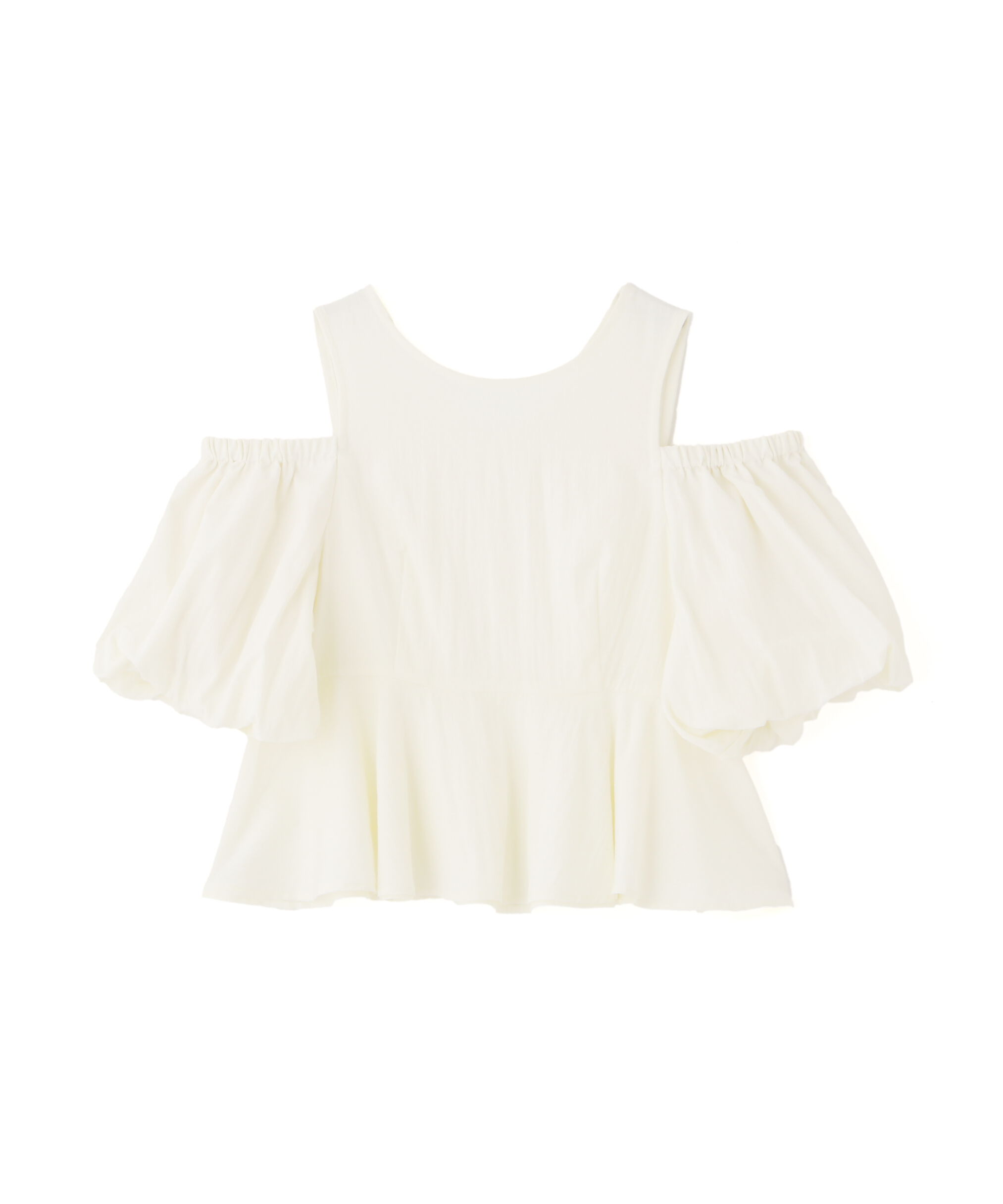  「オフショルペプラムブラウス」|シャツ・ブラウス|