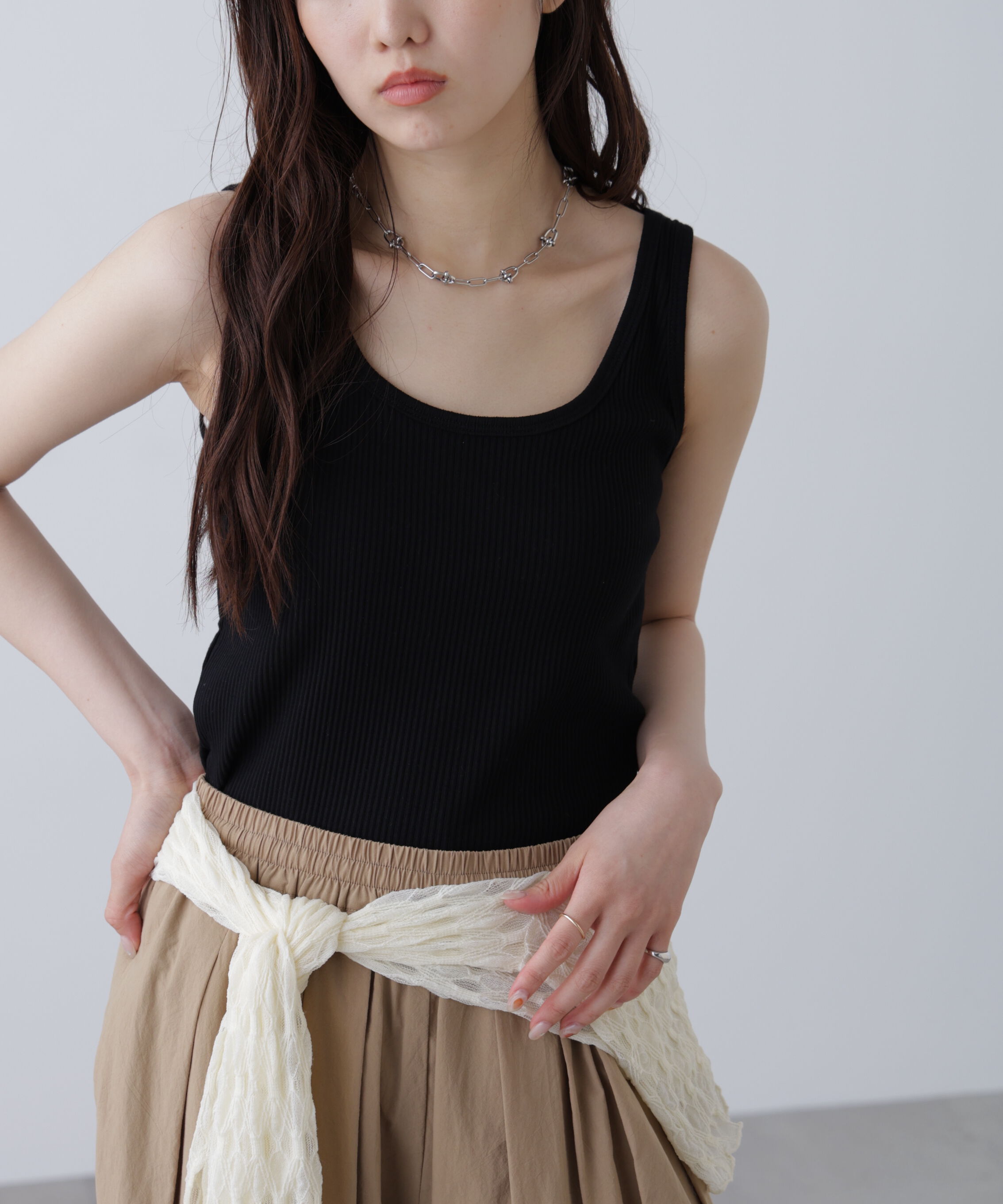  「テレコタンクトップ」|Tシャツ・カットソー|