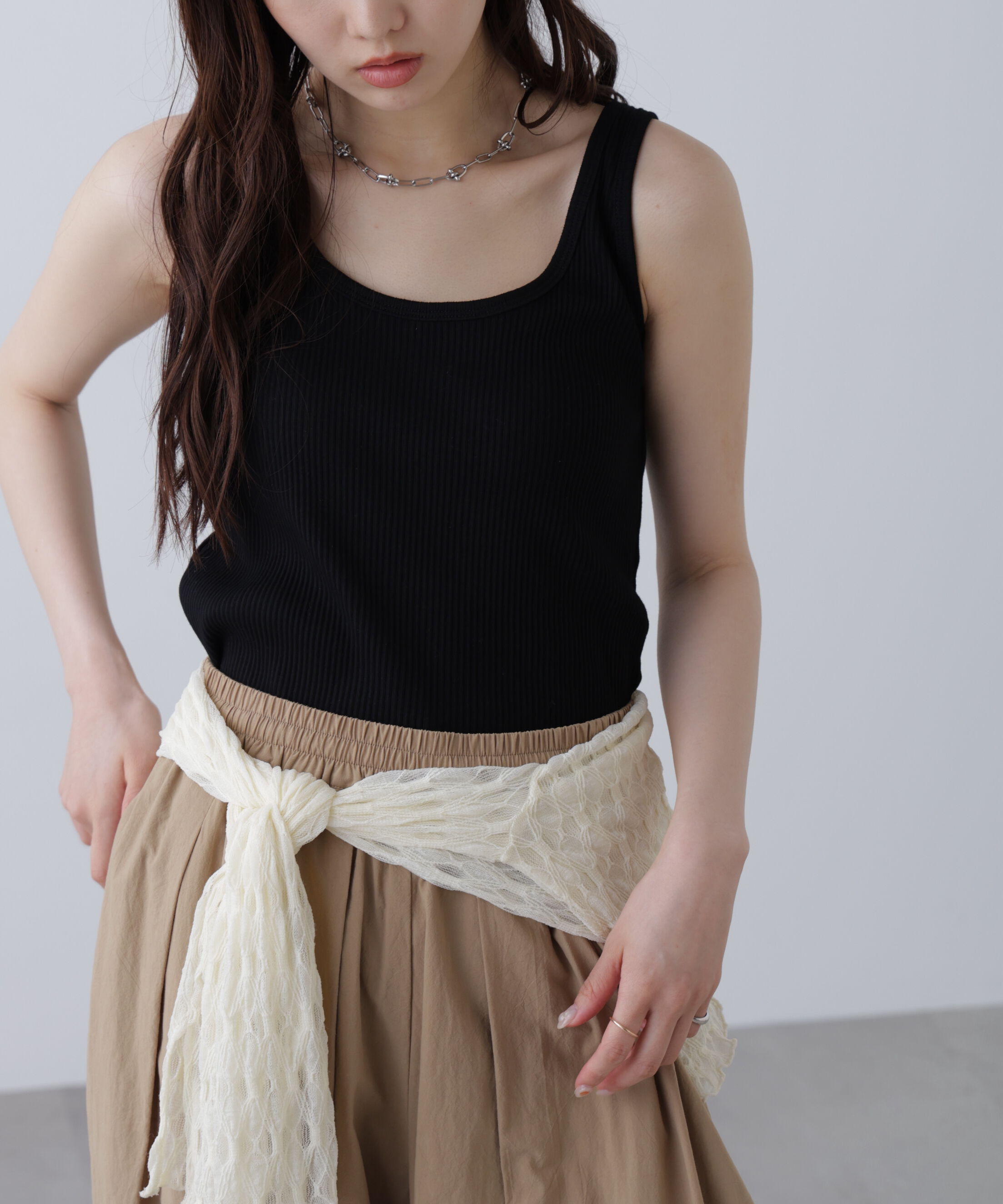  「テレコタンクトップ」|Tシャツ・カットソー|