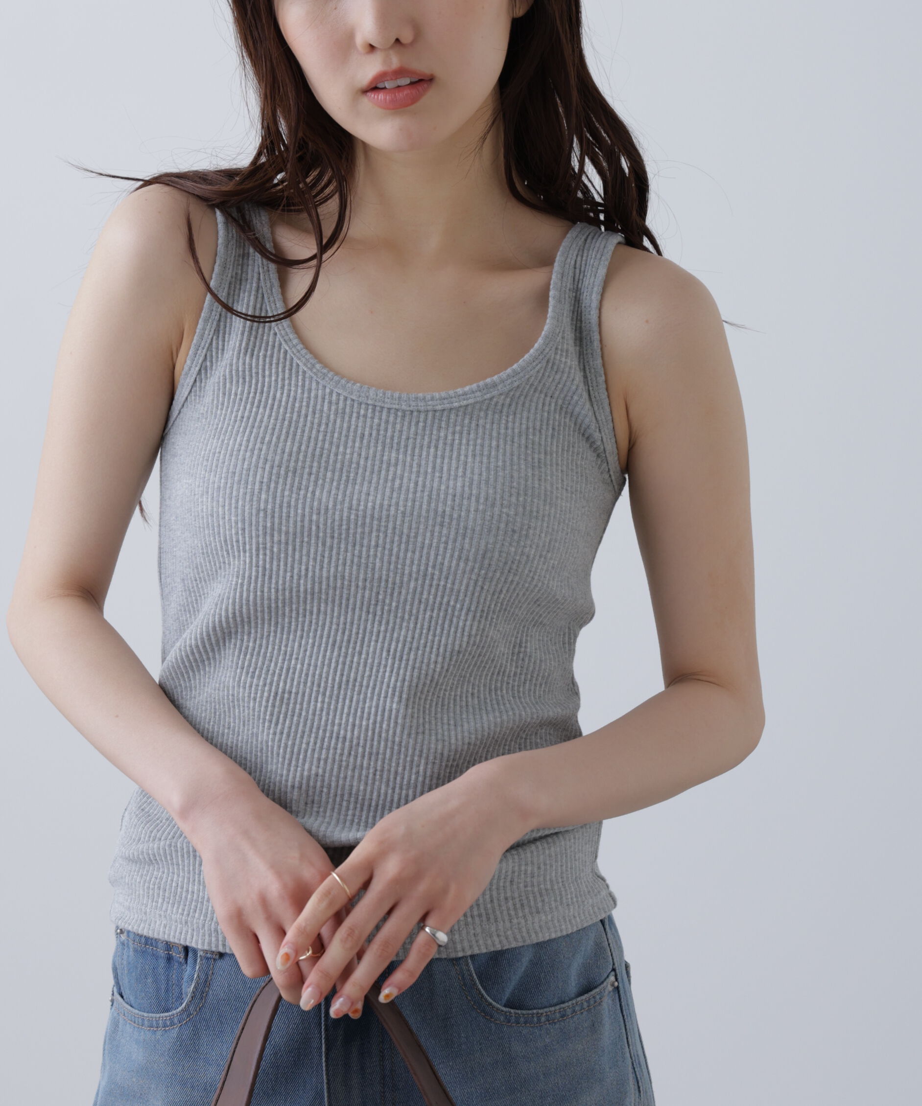  「テレコタンクトップ」|Tシャツ・カットソー|