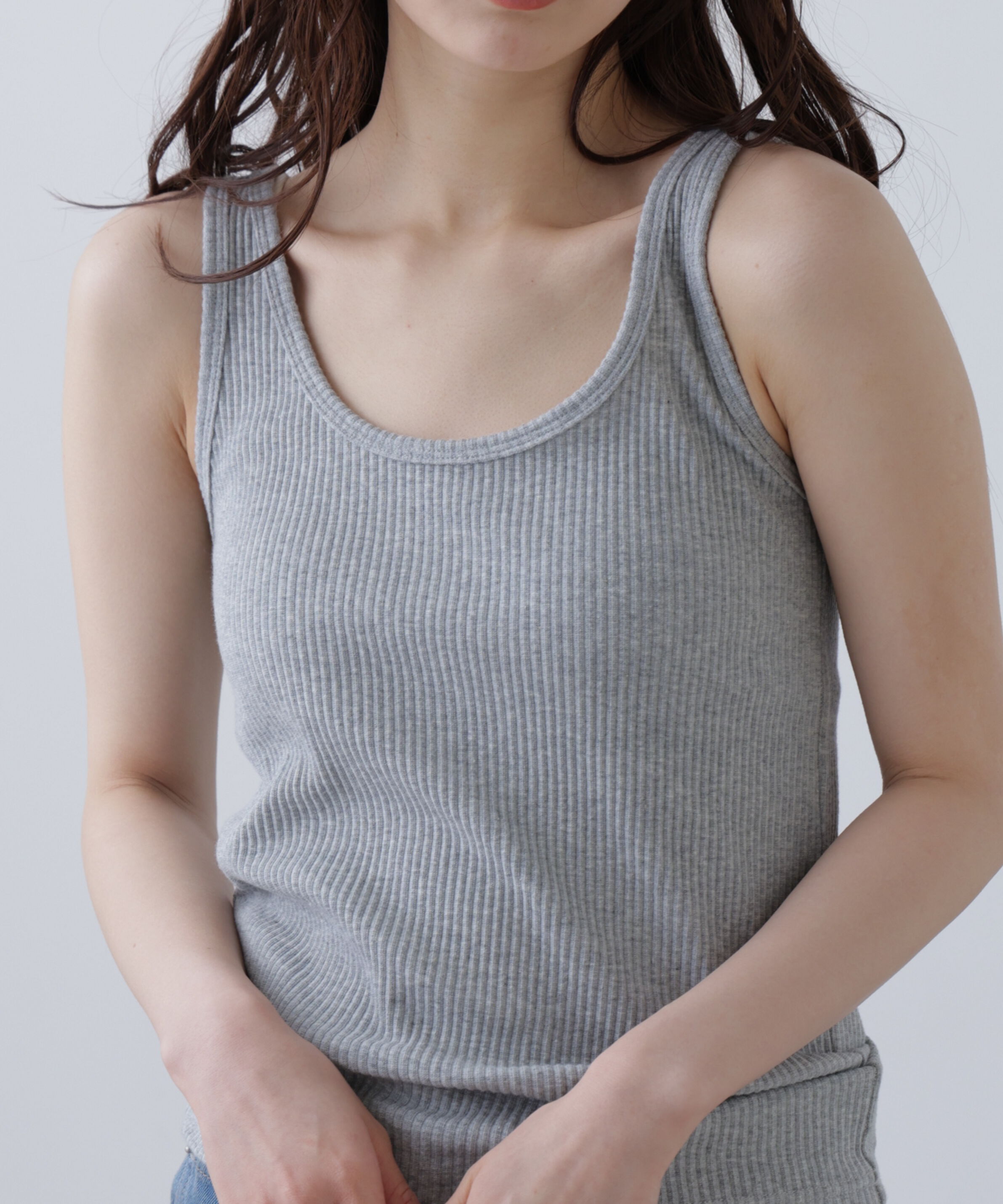  「テレコタンクトップ」|Tシャツ・カットソー|