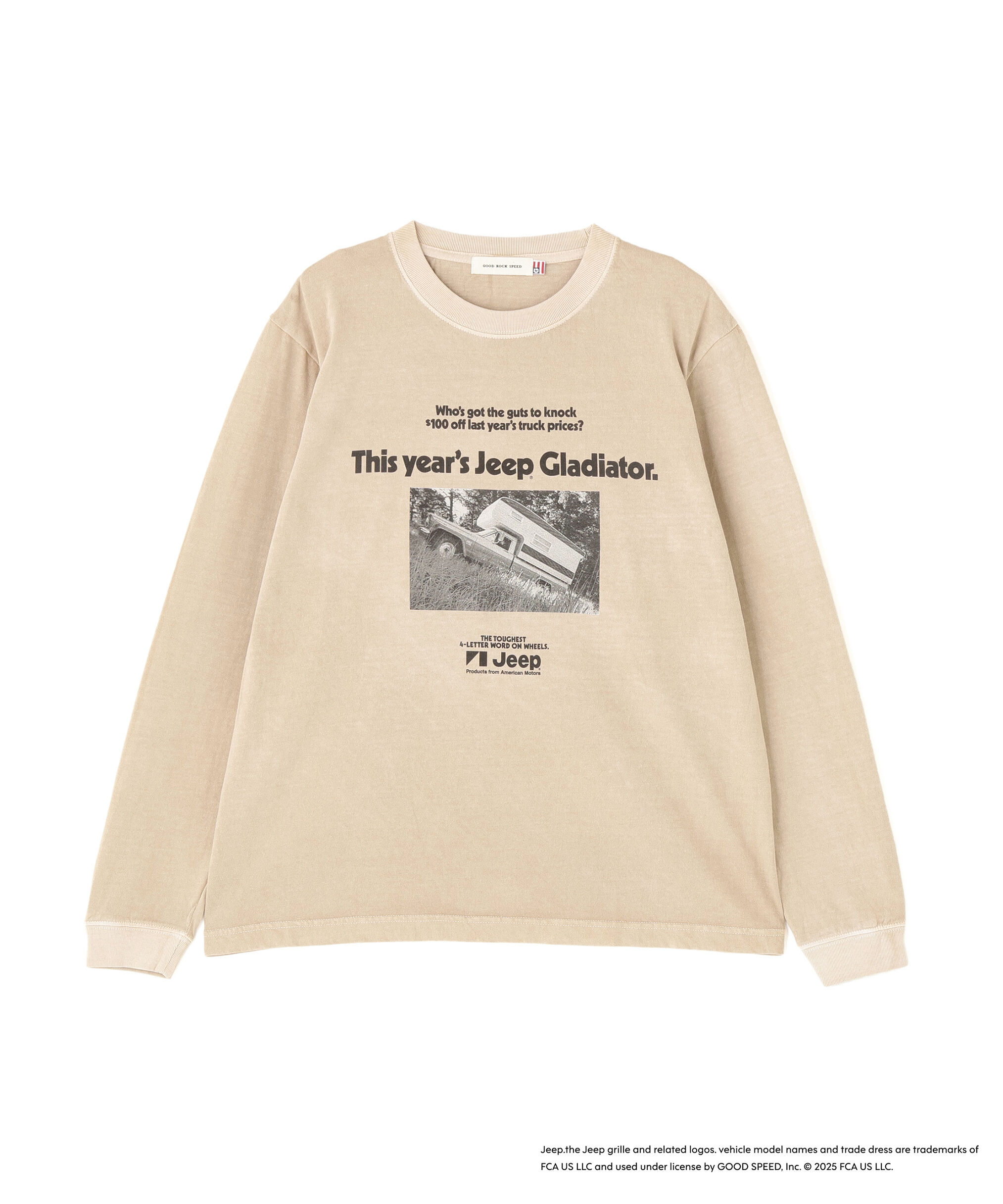  「Jeep LS ロンT」|Tシャツ・カットソー|ベージュ