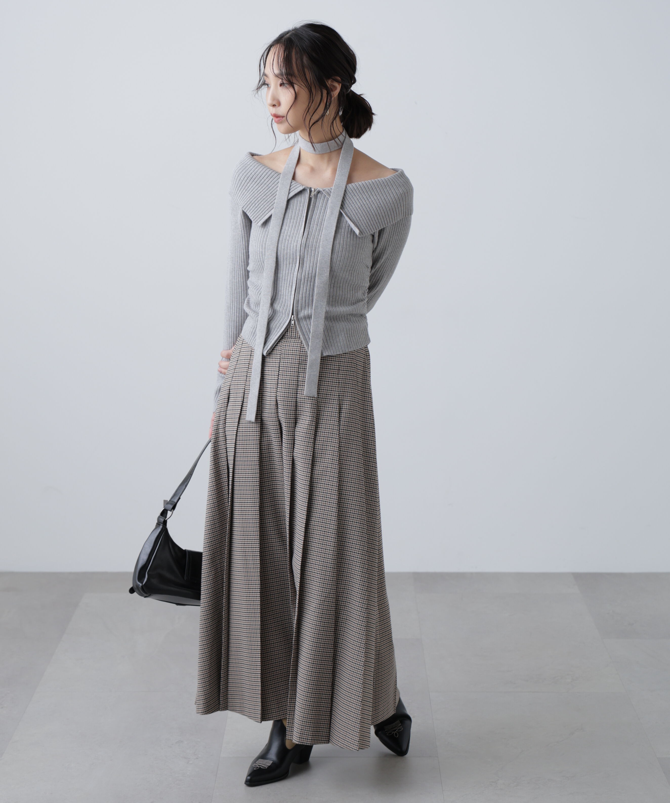  「プリーツロングスカート」|スカート|