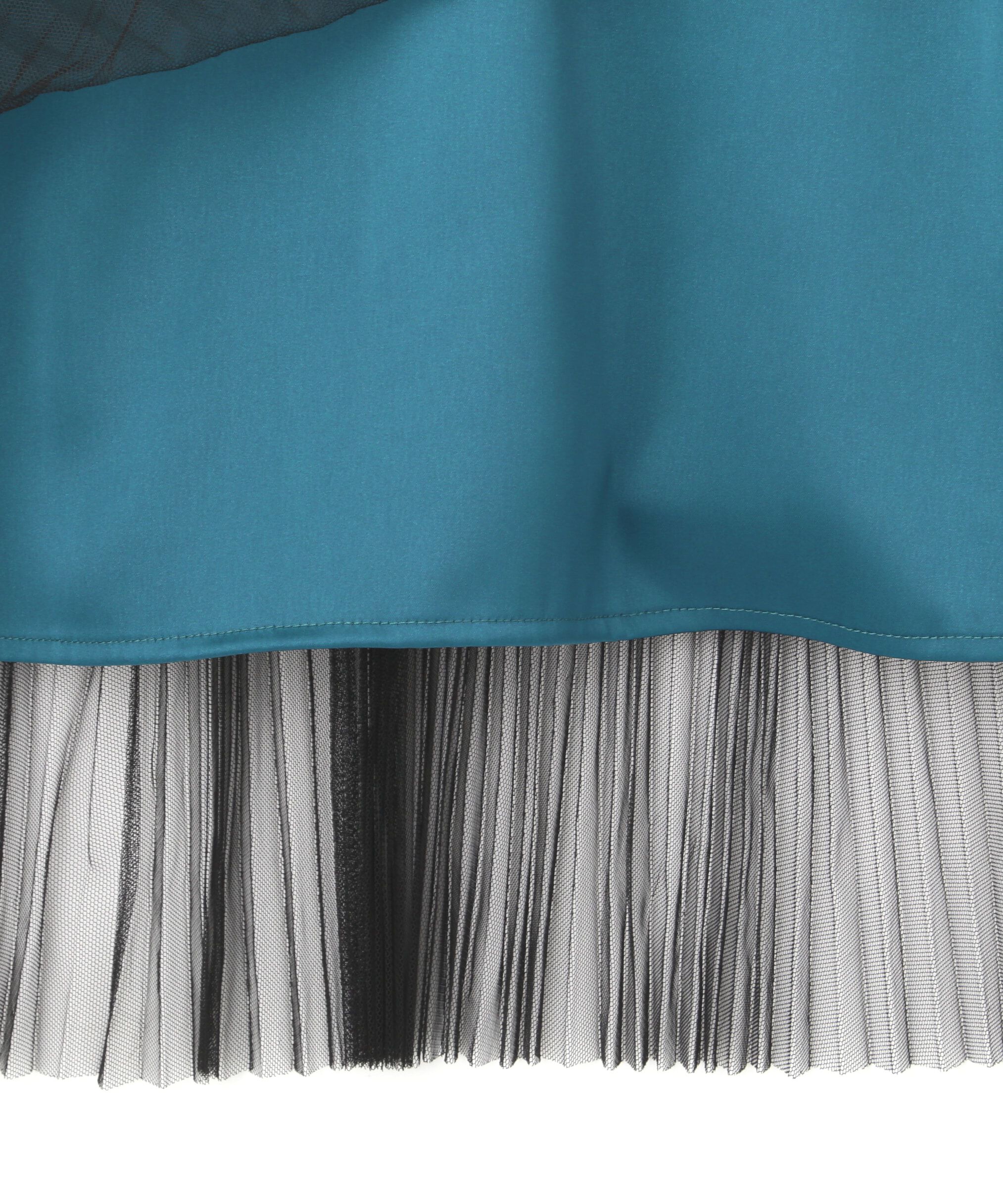  「サテンチュールドレス」|ワンピース|