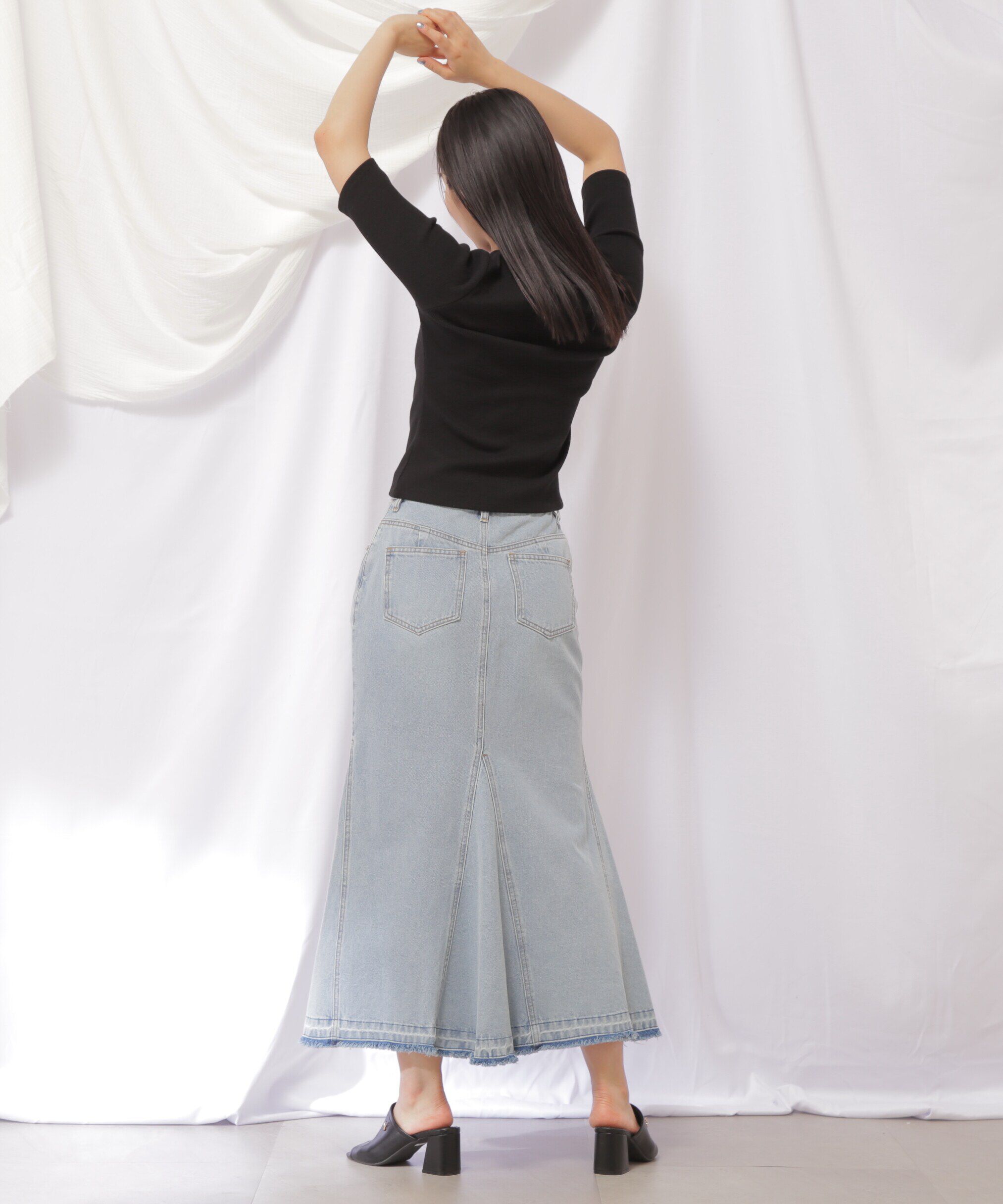  「ダブルジップカットトップス」|Tシャツ・カットソー|