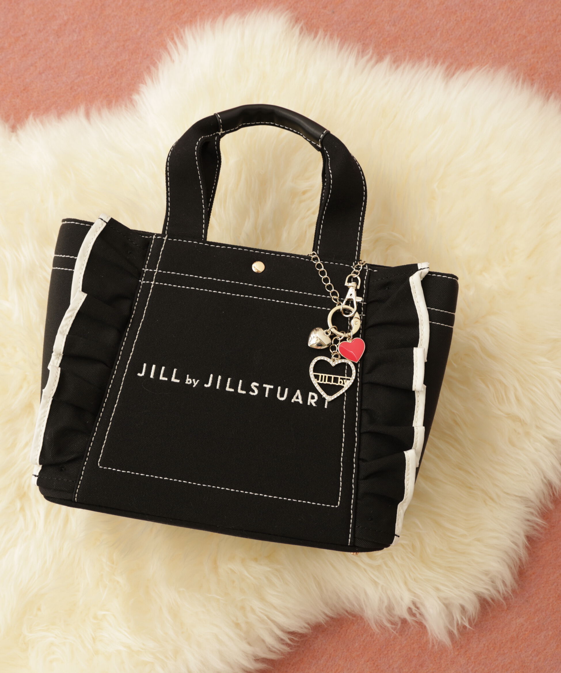  「フリルトート小」|その他|ブラック