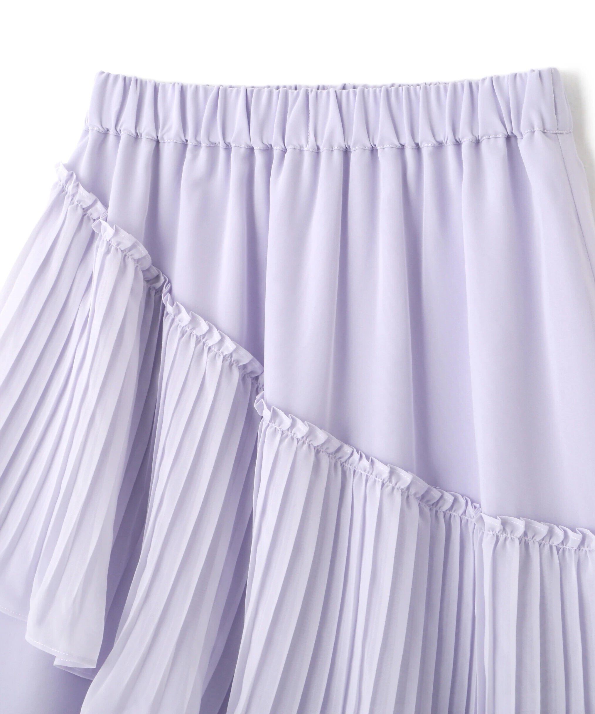  「アシメプリーツティアードスカート」|スカート|