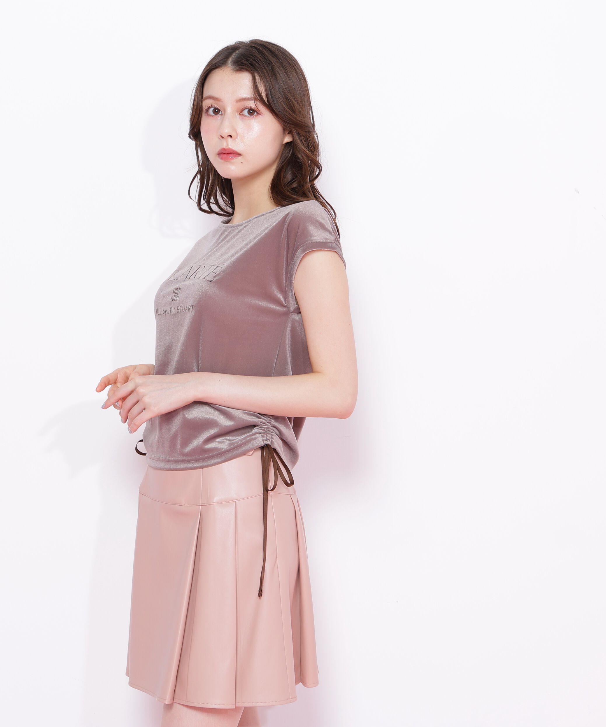  「ベロアコンパクトTシャツ」|Tシャツ・カットソー|