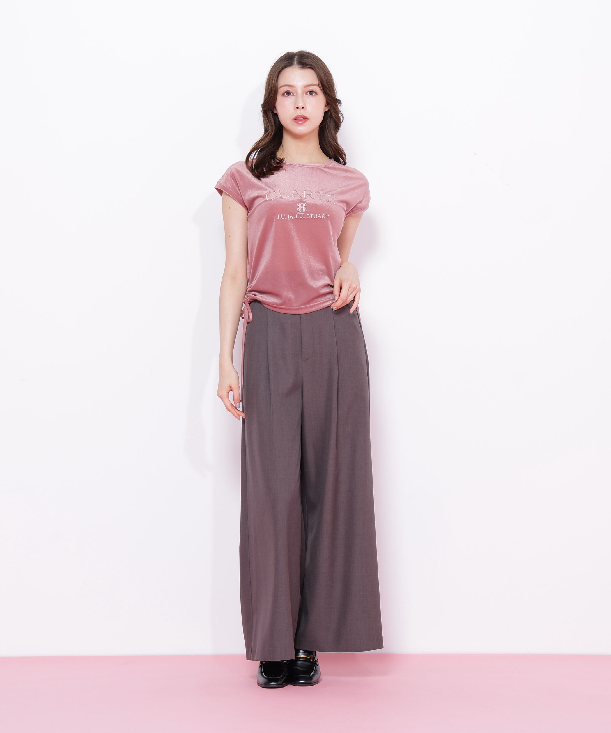  「ベロアコンパクトTシャツ」|Tシャツ・カットソー|