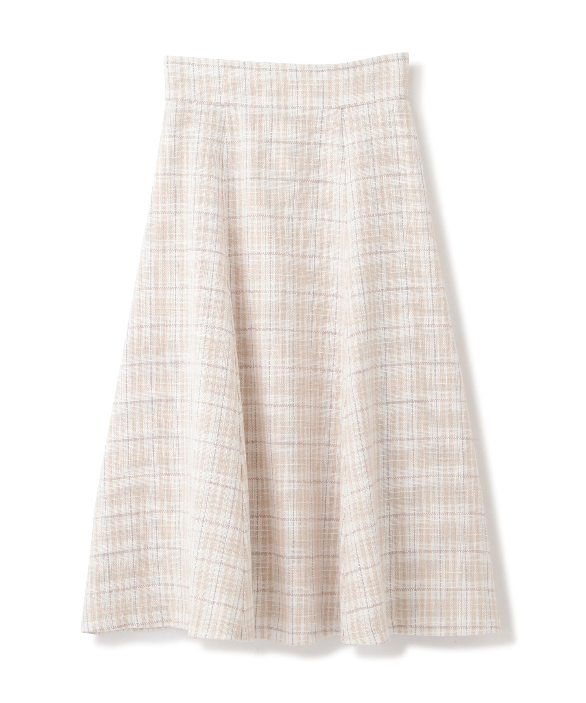 PROPORTION BODY DRESSING「チェックフレアスカート」|スカート|