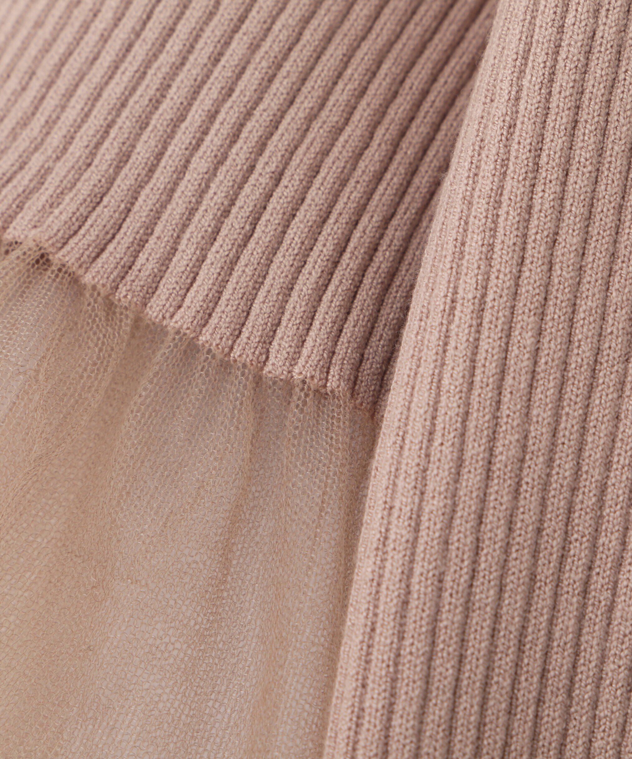 PROPORTION BODY DRESSING「シアーデザインスリーブニット WEB限定カラー：イエロー」|ニット・セーター|