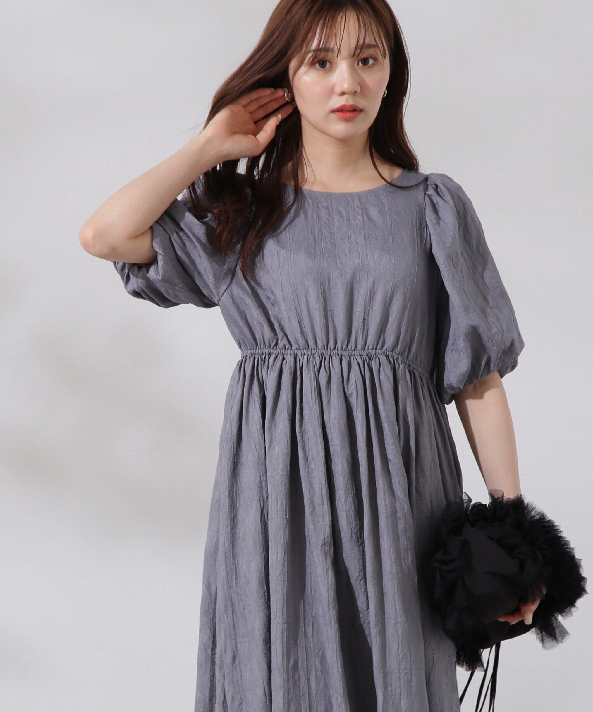 PROPORTION BODY DRESSING「ワッシャーサテンワンピース」|ワンピース|