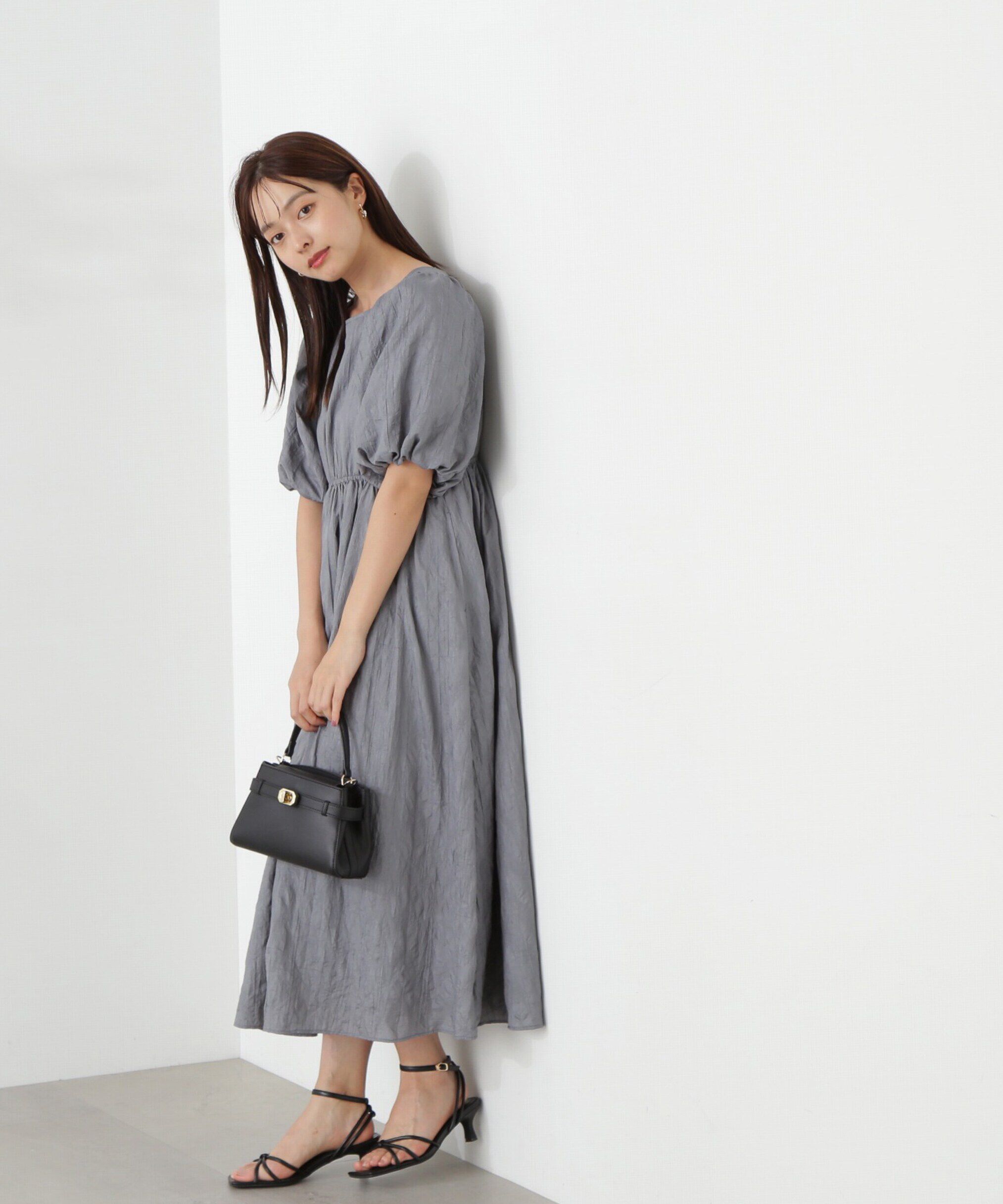 PROPORTION BODY DRESSING「ワッシャーサテンワンピース」|ワンピース|