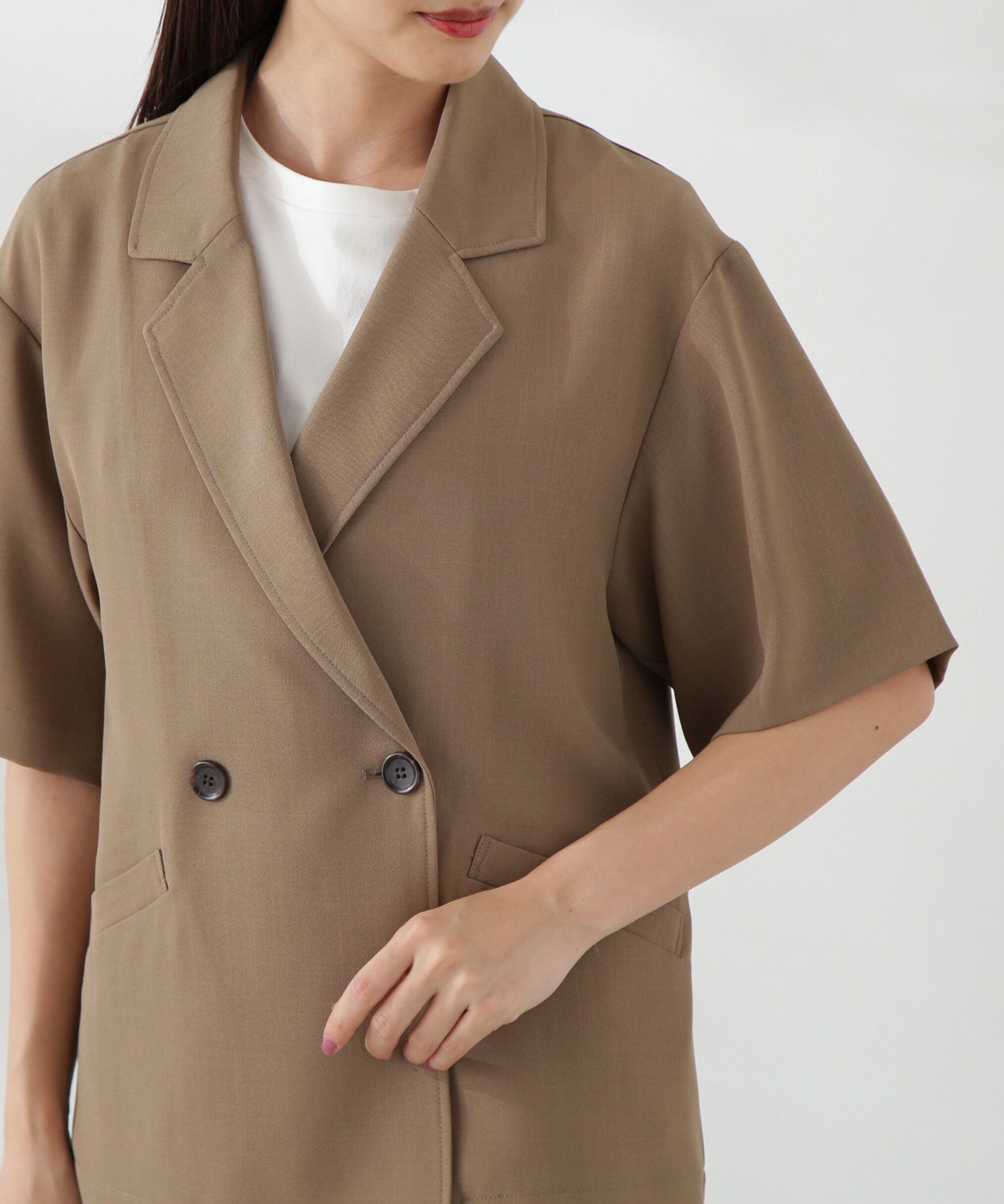 PROPORTION BODY DRESSING「ハーフスリーブテーラードジャケット」|その他|