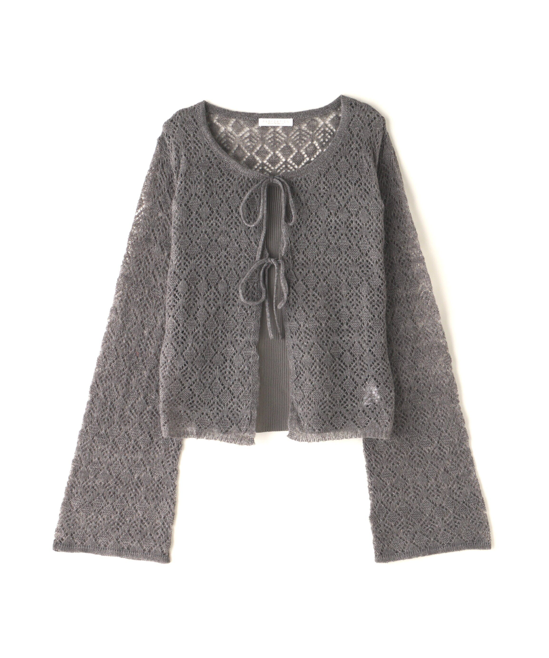 PROPORTION BODY DRESSING「へアリー透かし編みニットセット　24AW」|ニット・セーター|