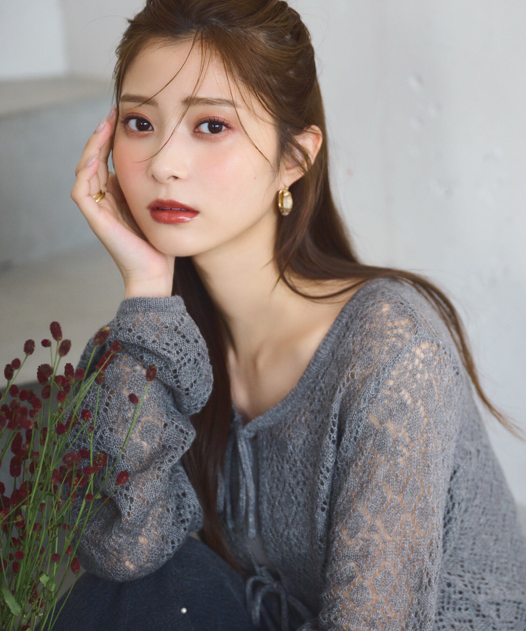 PROPORTION BODY DRESSING「へアリー透かし編みニットセット　24AW」|ニット・セーター|