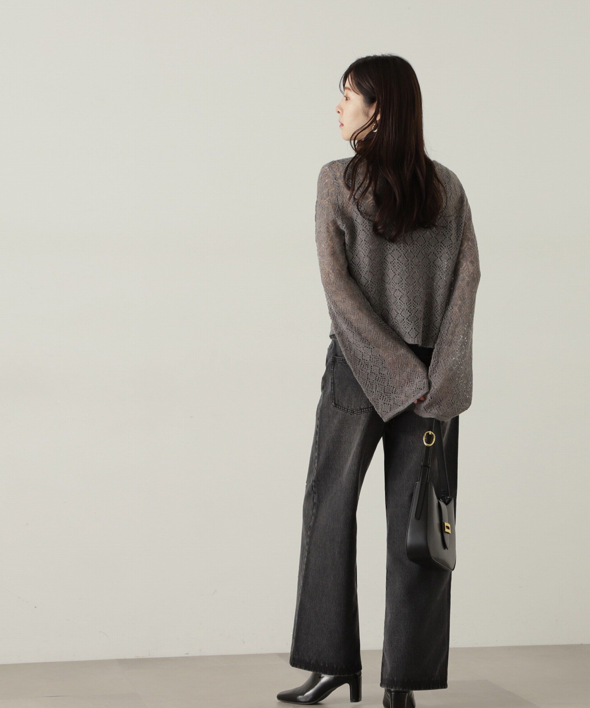 PROPORTION BODY DRESSING「へアリー透かし編みニットセット　24AW」|ニット・セーター|