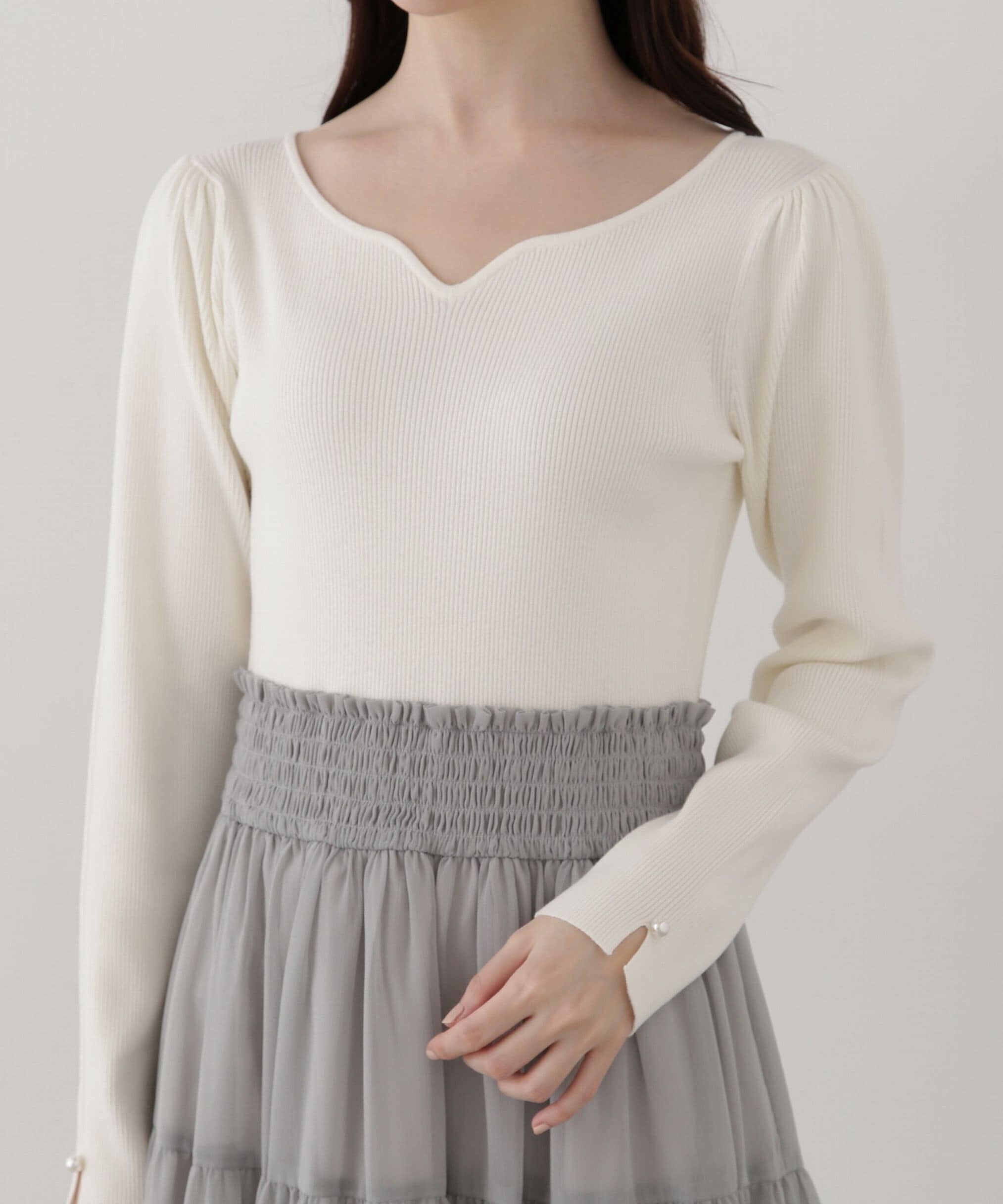 PROPORTION BODY DRESSING「ウエストシャーリングニットドッキングワンピース」|ワンピース|