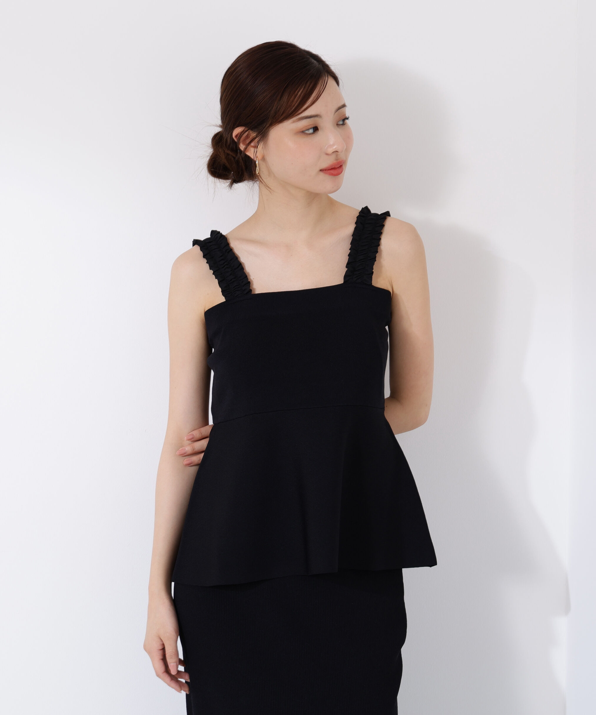 PROPORTION BODY DRESSING「ペプラムキャミセットアップ」|ワンピース|