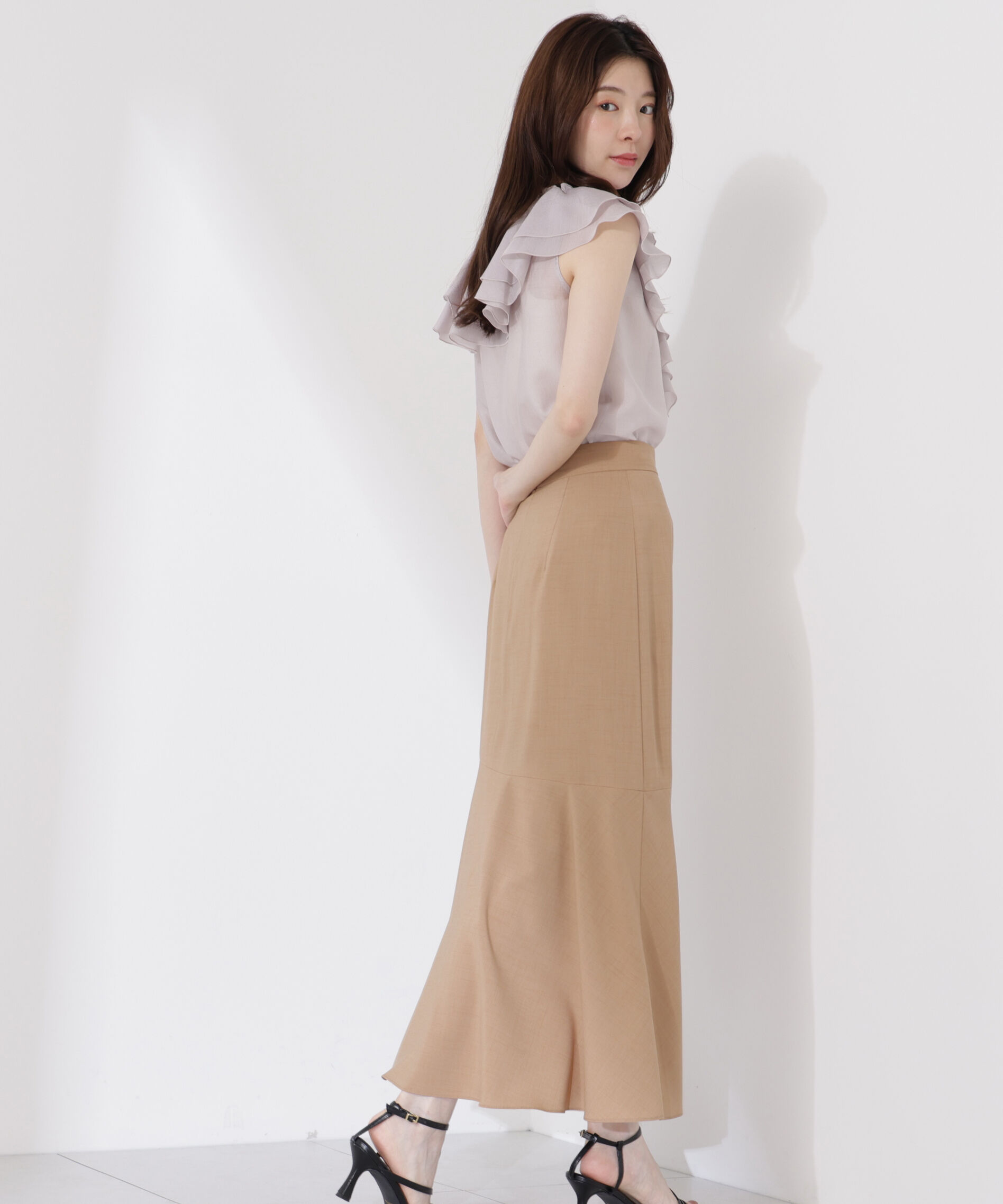 PROPORTION BODY DRESSING「フロントリボンシアーブラウス」|シャツ・ブラウス|