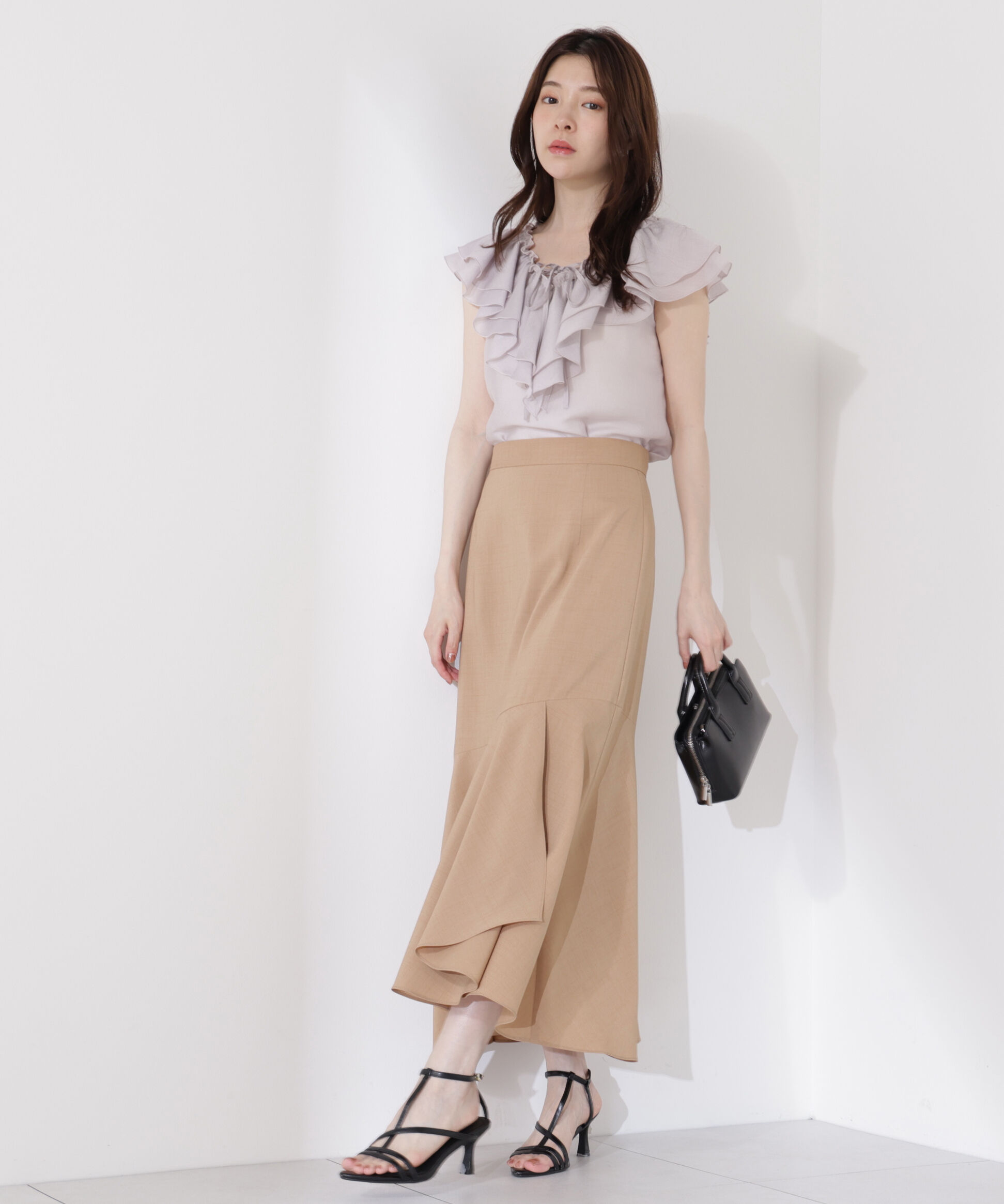 PROPORTION BODY DRESSING「フロントリボンシアーブラウス」|シャツ・ブラウス|