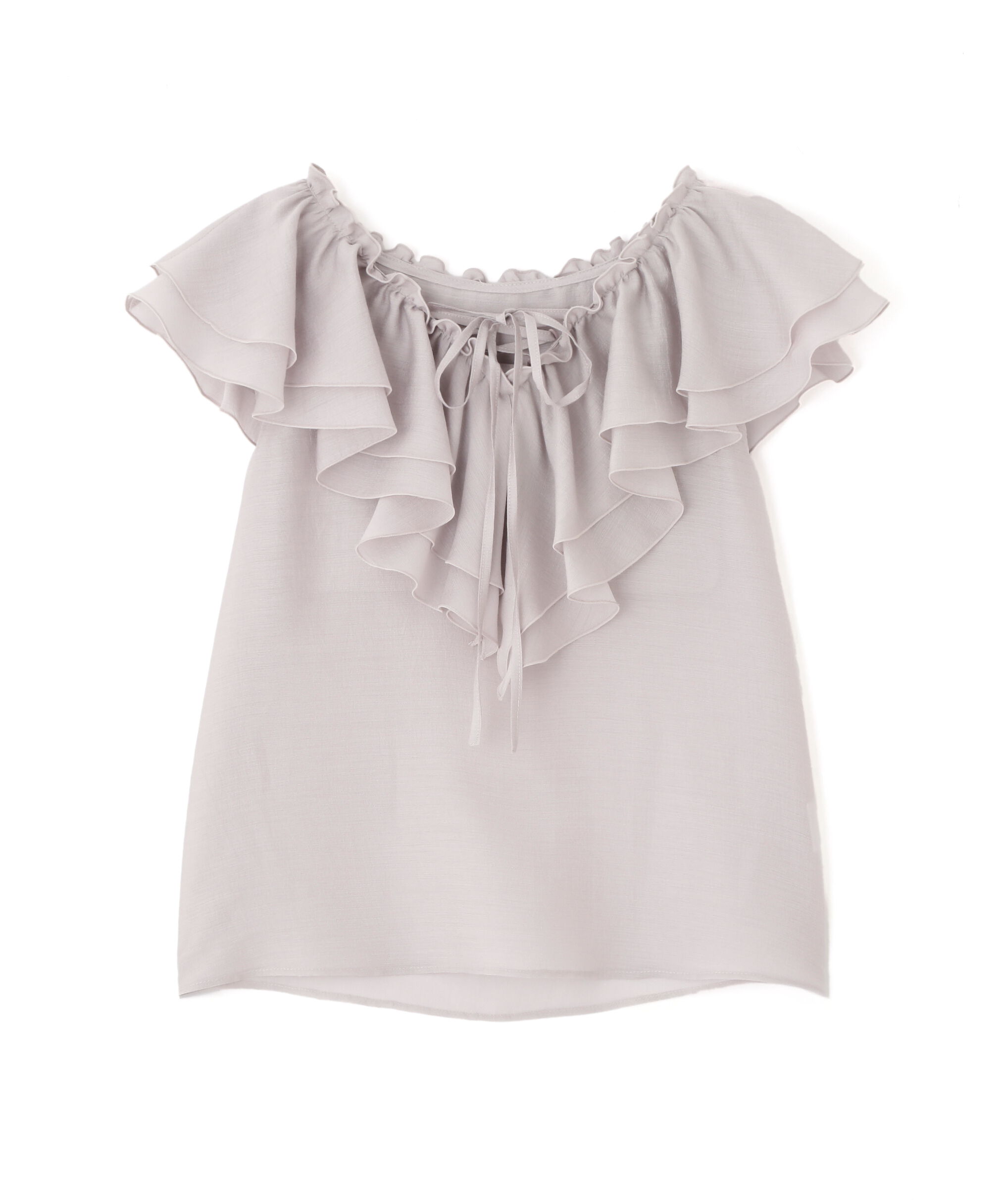 PROPORTION BODY DRESSING「フロントリボンシアーブラウス」|シャツ・ブラウス|