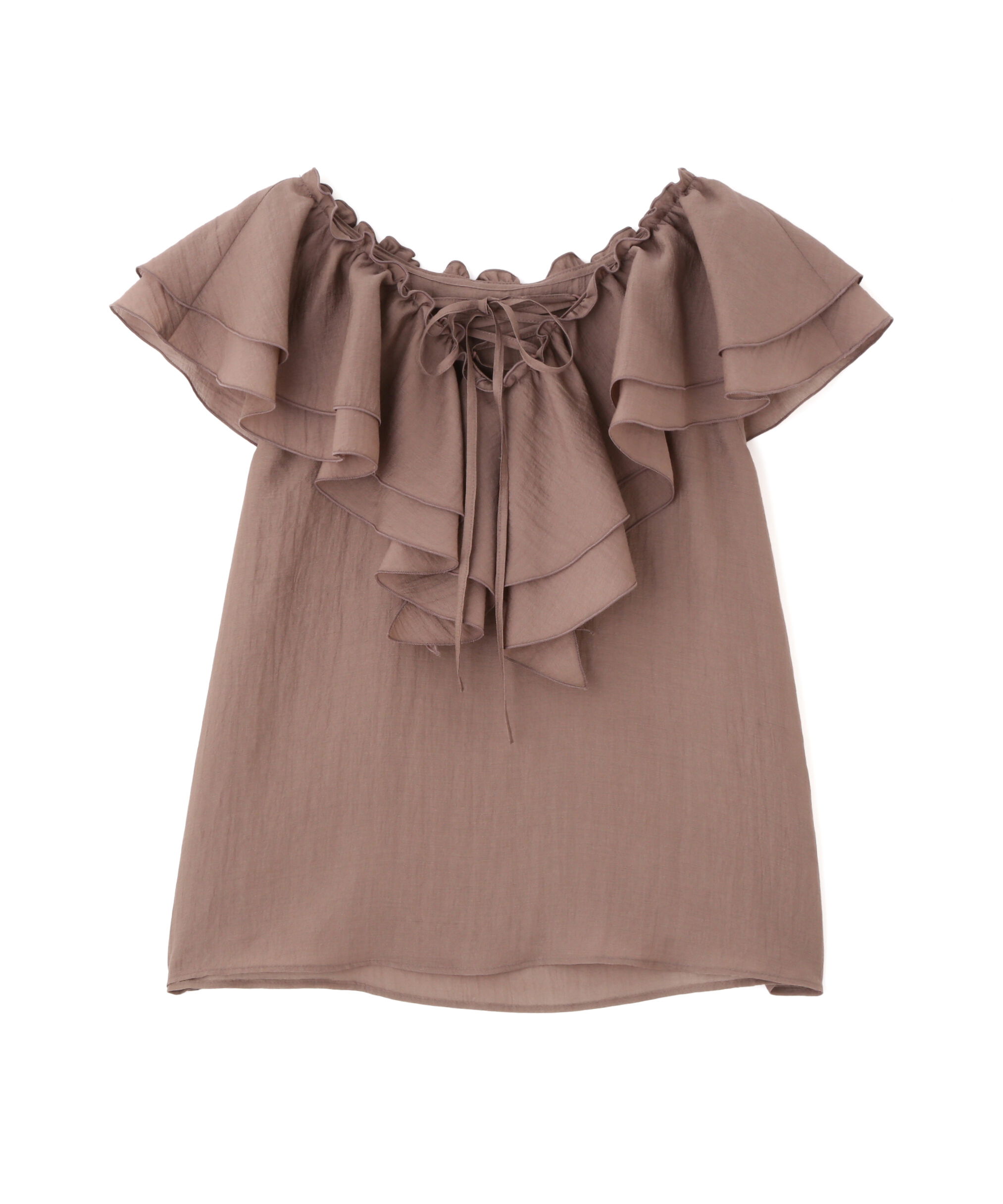 PROPORTION BODY DRESSING「フロントリボンシアーブラウス」|シャツ・ブラウス|