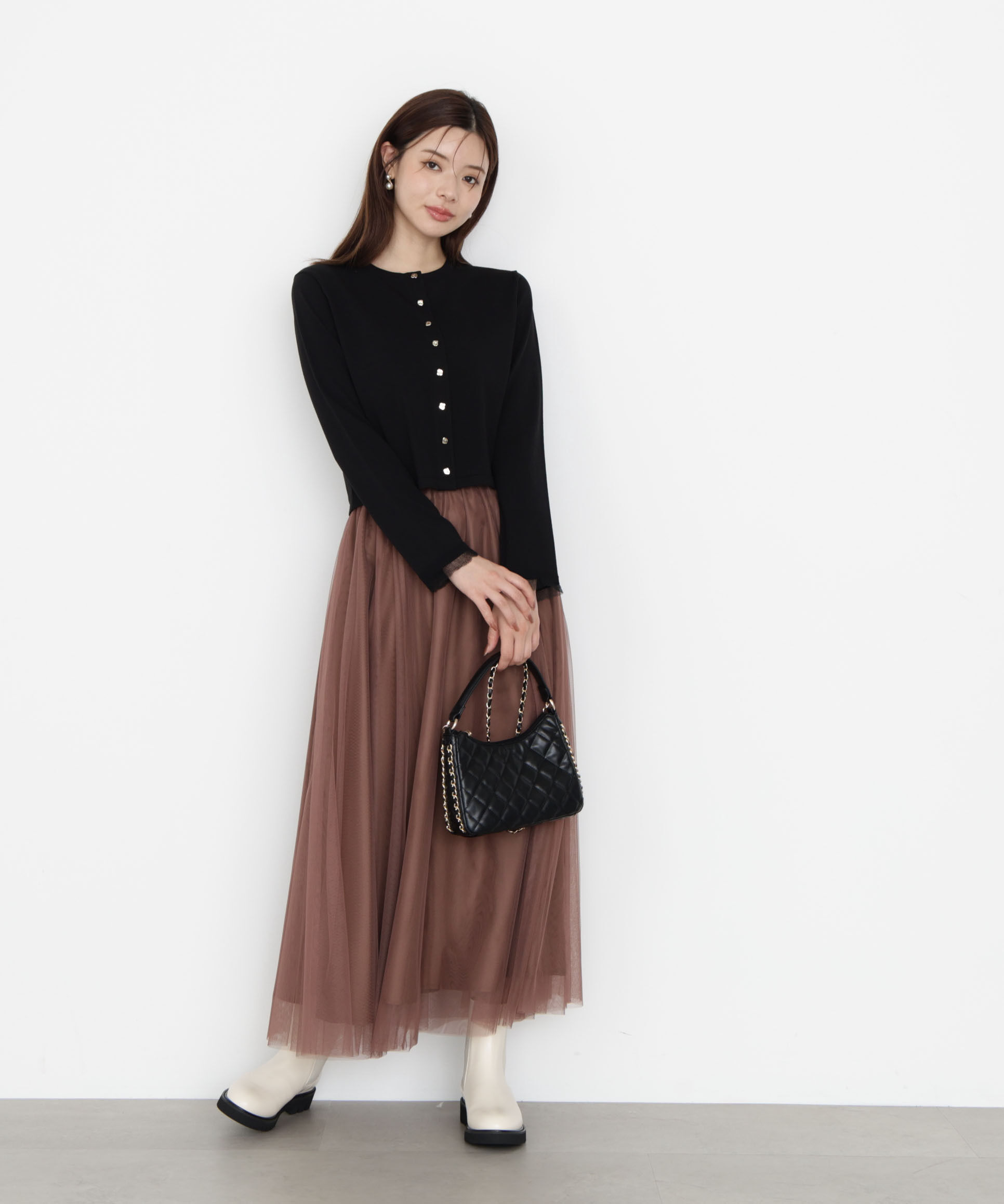 PROPORTION BODY DRESSING「チュールギャザースカート」|スカート|