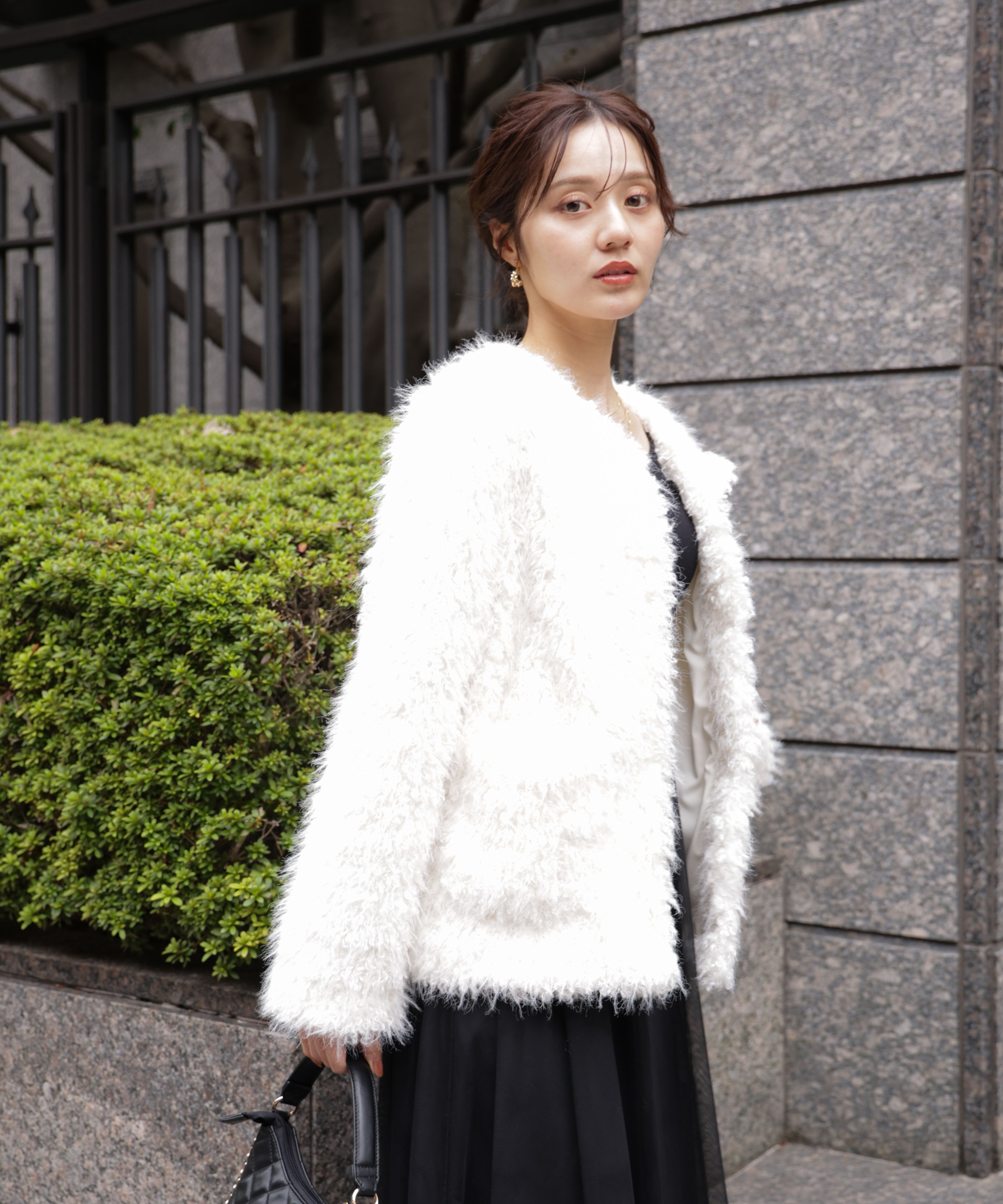 PROPORTION BODY DRESSING「ラムファー風ブルゾン 25AW」|ブルゾン・スタジャン|