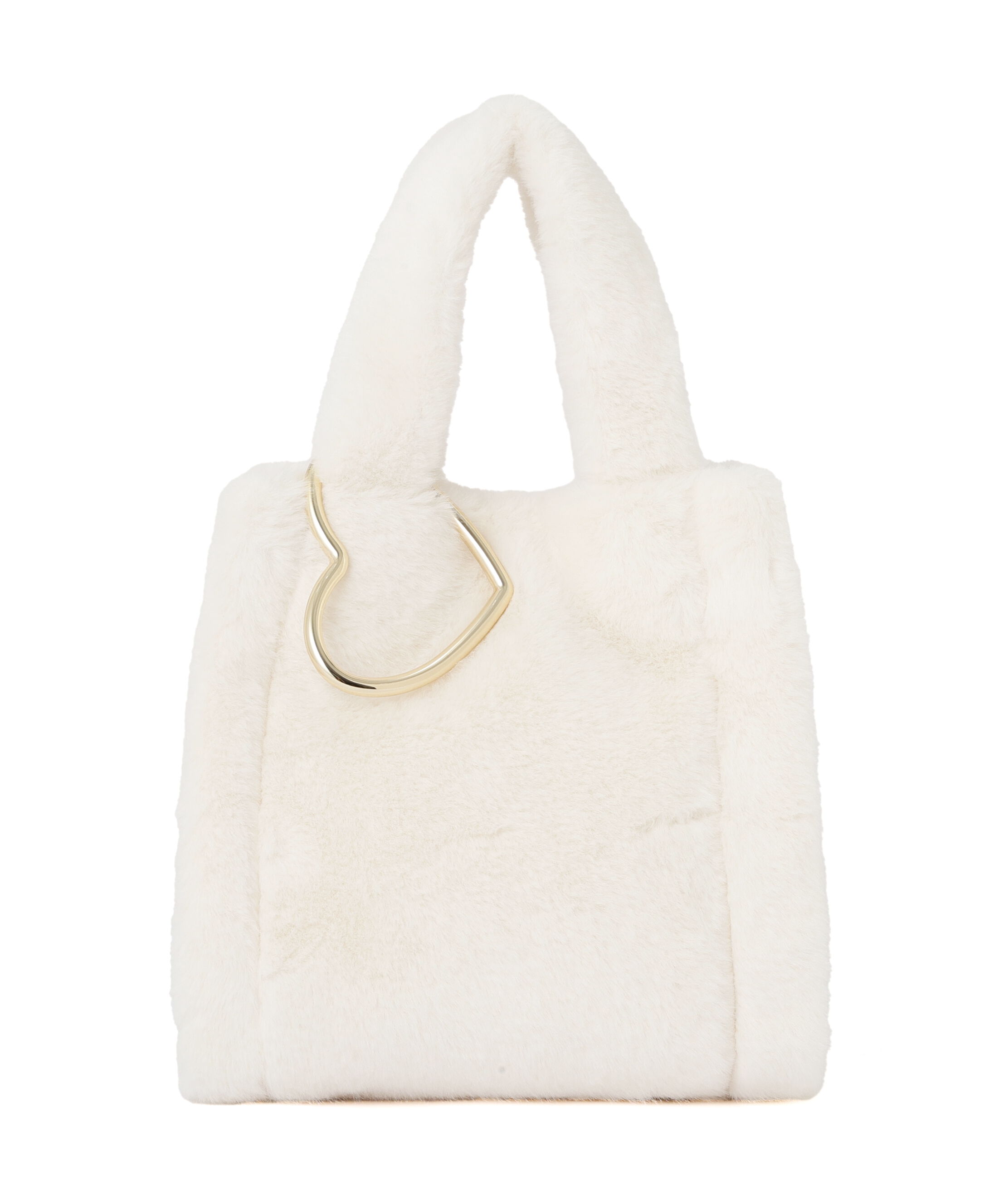 PROPORTION BODY DRESSING「フェイクファーハートカラビナ付きトートバッグ 25AW」|その他|