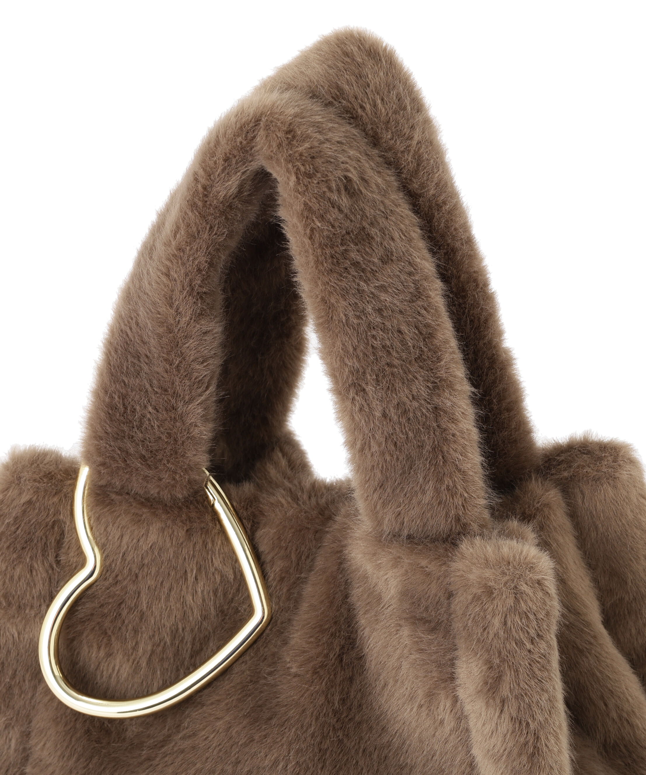 PROPORTION BODY DRESSING「フェイクファーハートカラビナ付きトートバッグ 25AW」|その他|