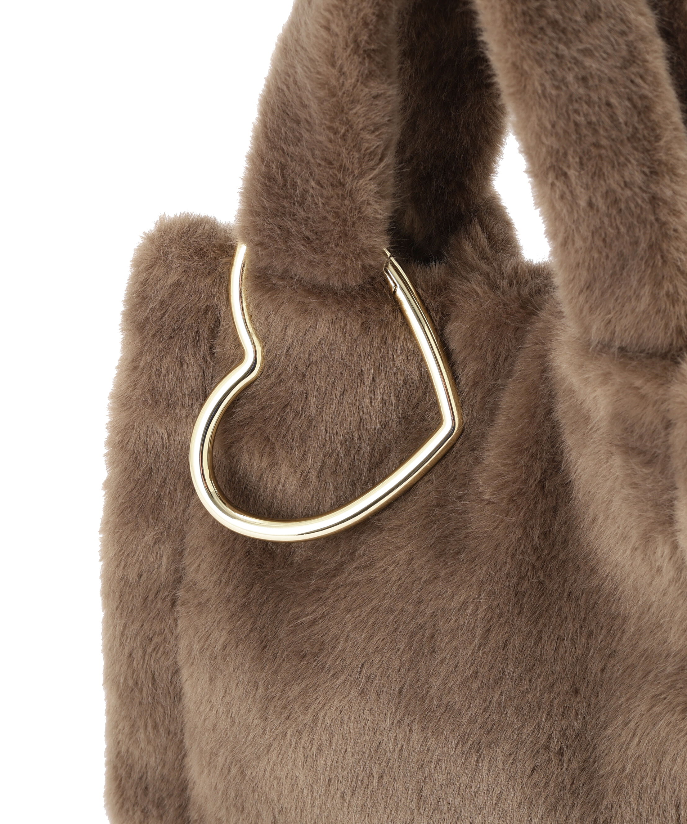 PROPORTION BODY DRESSING「フェイクファーハートカラビナ付きトートバッグ 25AW」|その他|