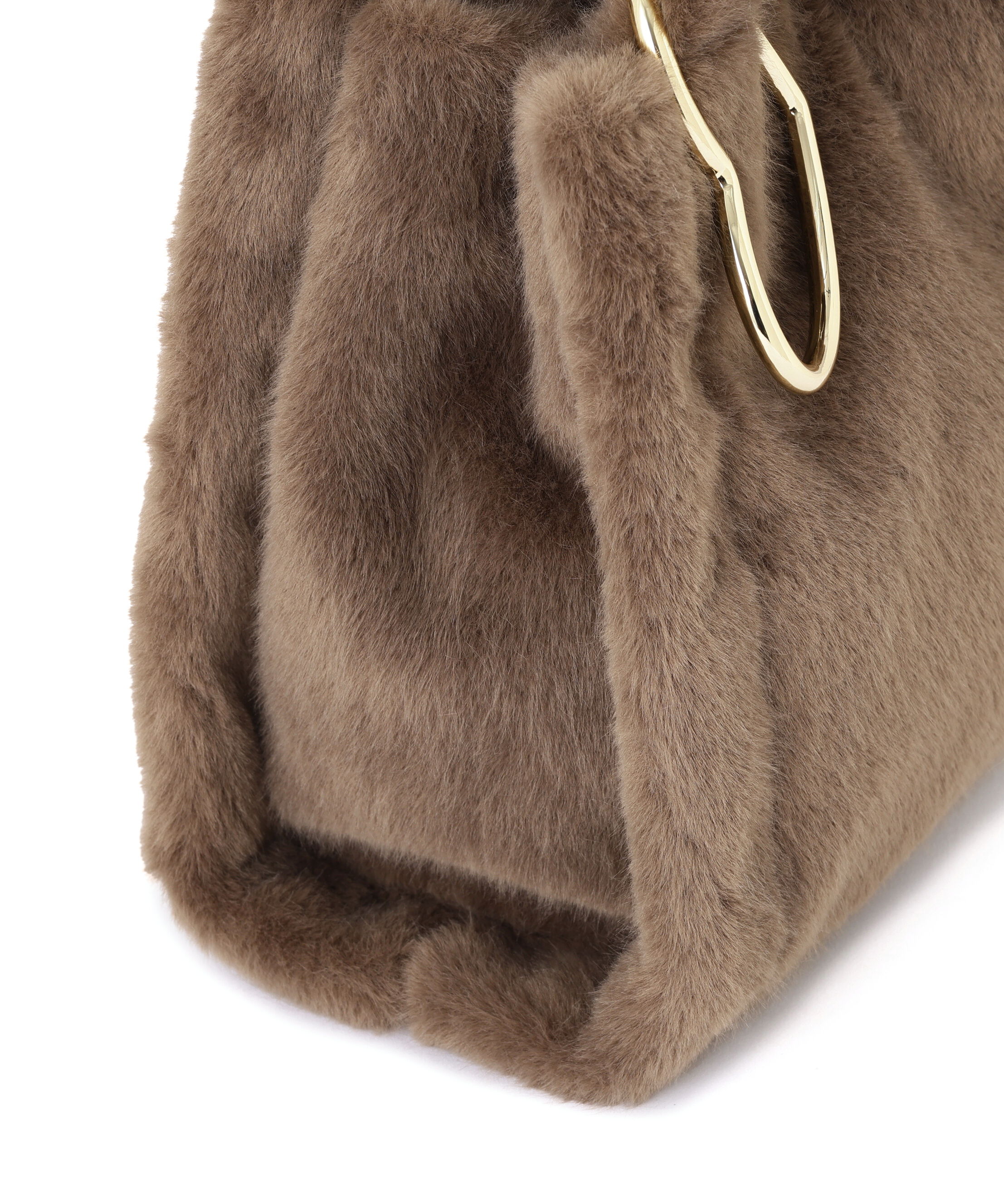 PROPORTION BODY DRESSING「フェイクファーハートカラビナ付きトートバッグ 25AW」|その他|