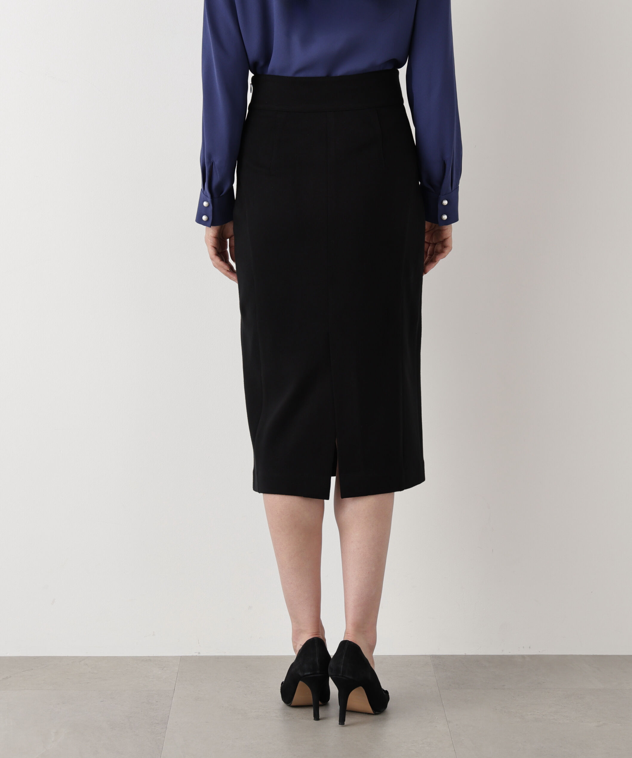  「◆ウールスムースカッティングタイトスカート」|スカート|