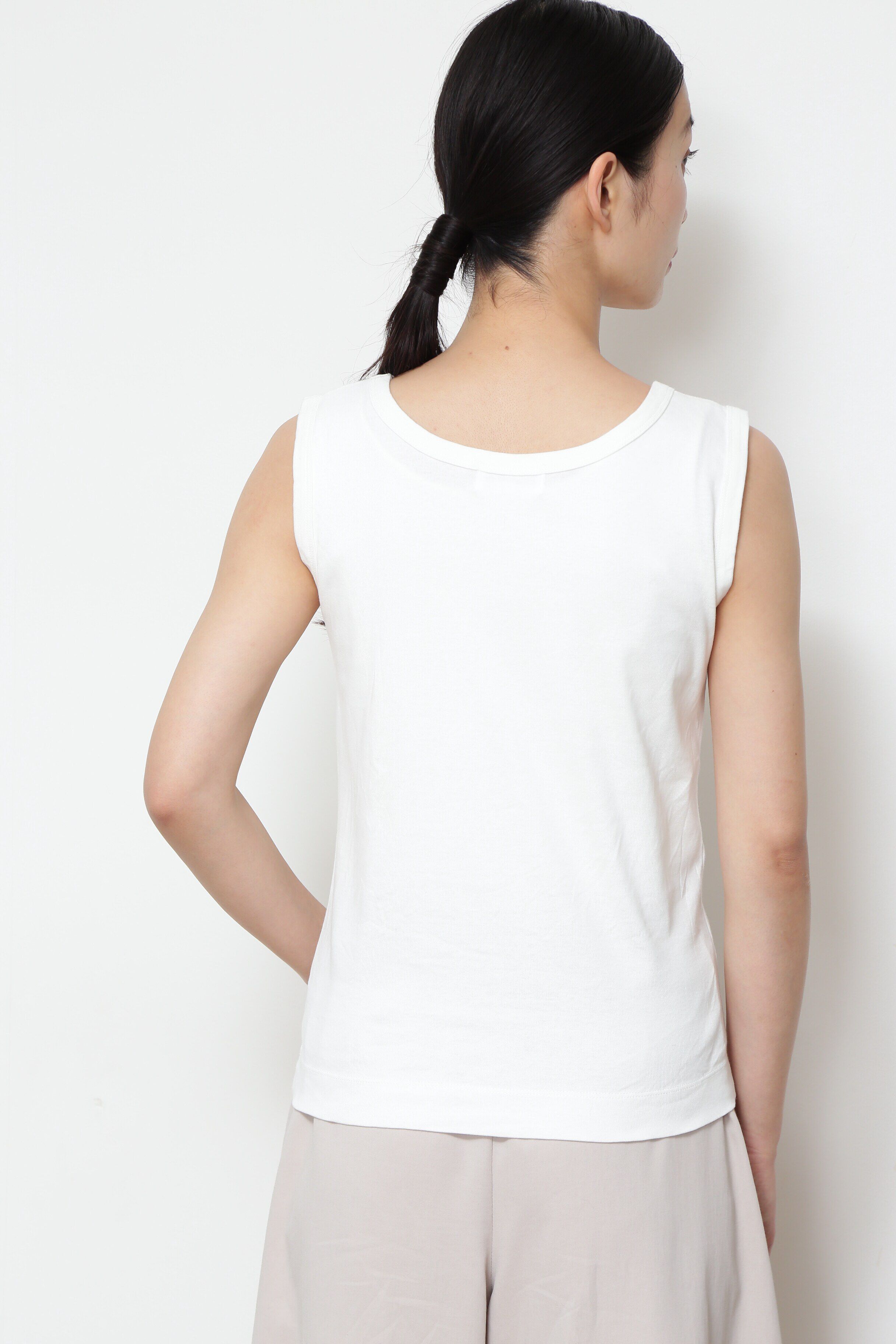  「◆オーガニックコットンベアテレコタンクトップ」|Tシャツ・カットソー|