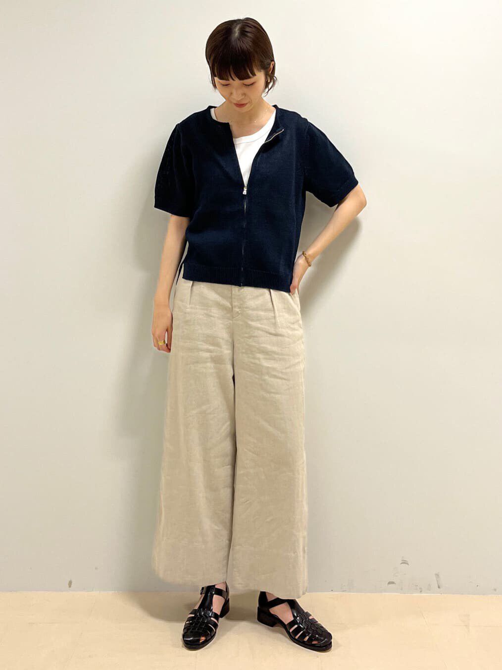  「◆オーガニックコットンベアテレコタンクトップ」|Tシャツ・カットソー|