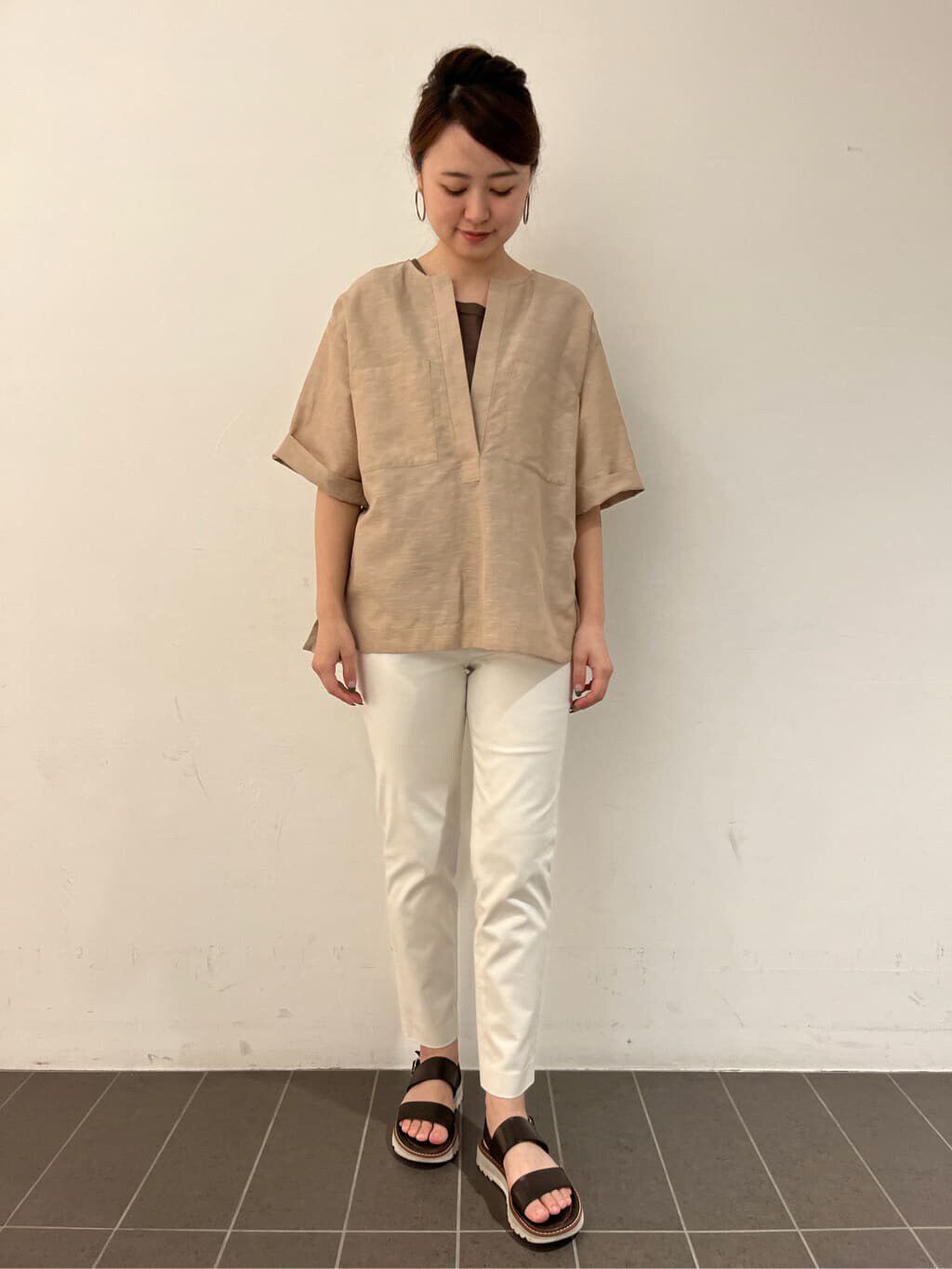  「◆オーガニックコットンベアテレコタンクトップ」|Tシャツ・カットソー|