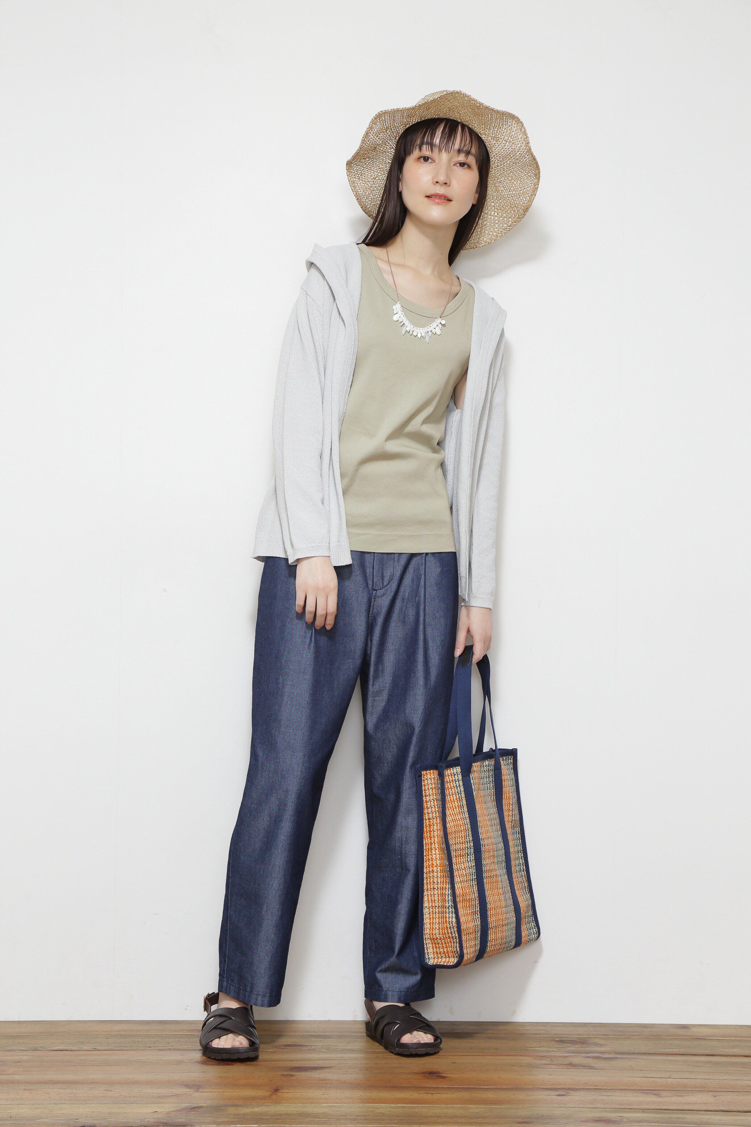  「◆オーガニックコットンベアテレコタンクトップ」|Tシャツ・カットソー|