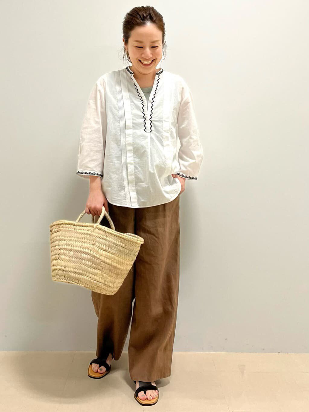  「◆オーガニックコットンベアテレコタンクトップ」|Tシャツ・カットソー|