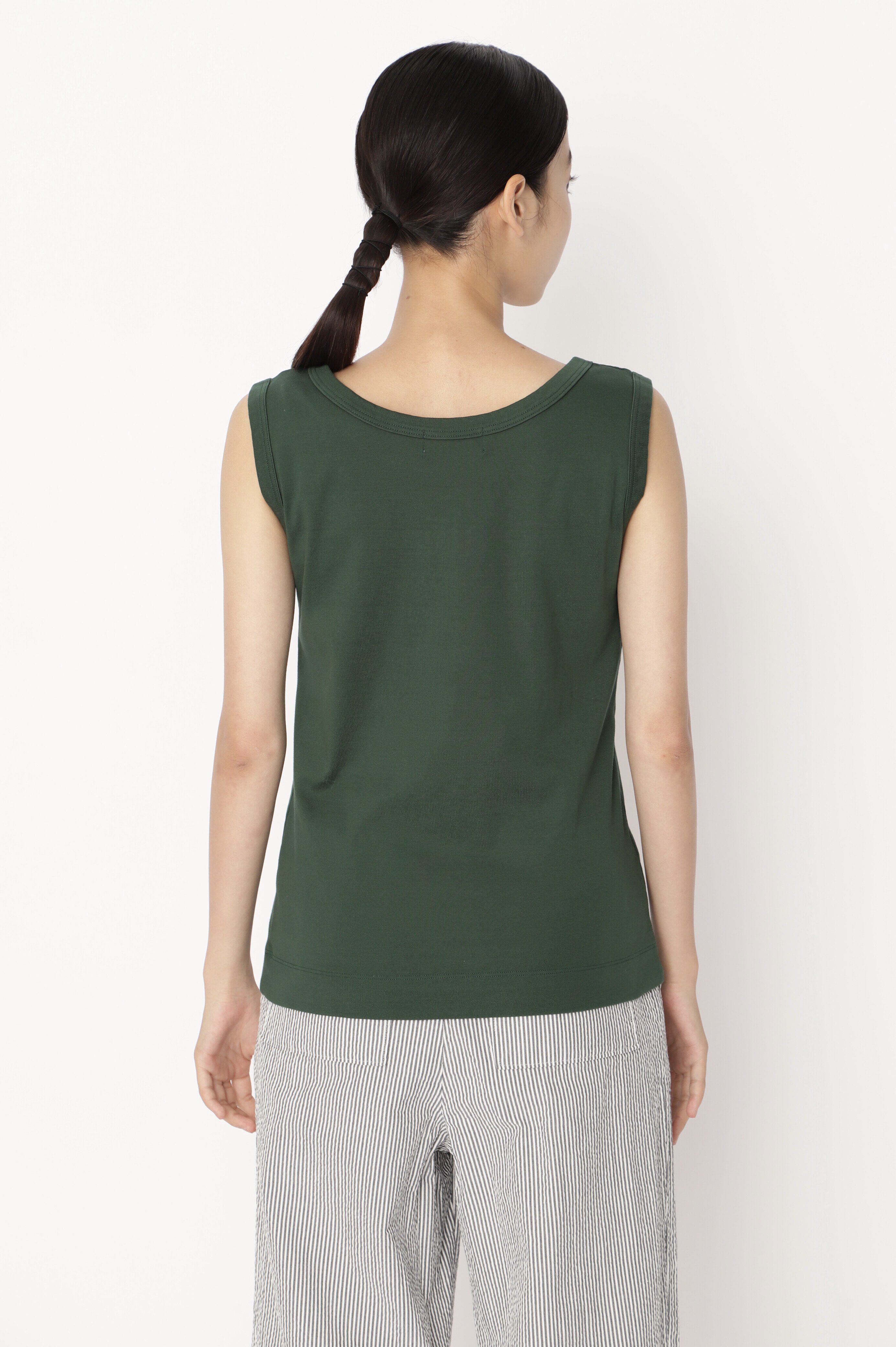  「◆オーガニックコットンベアテレコタンクトップ」|Tシャツ・カットソー|