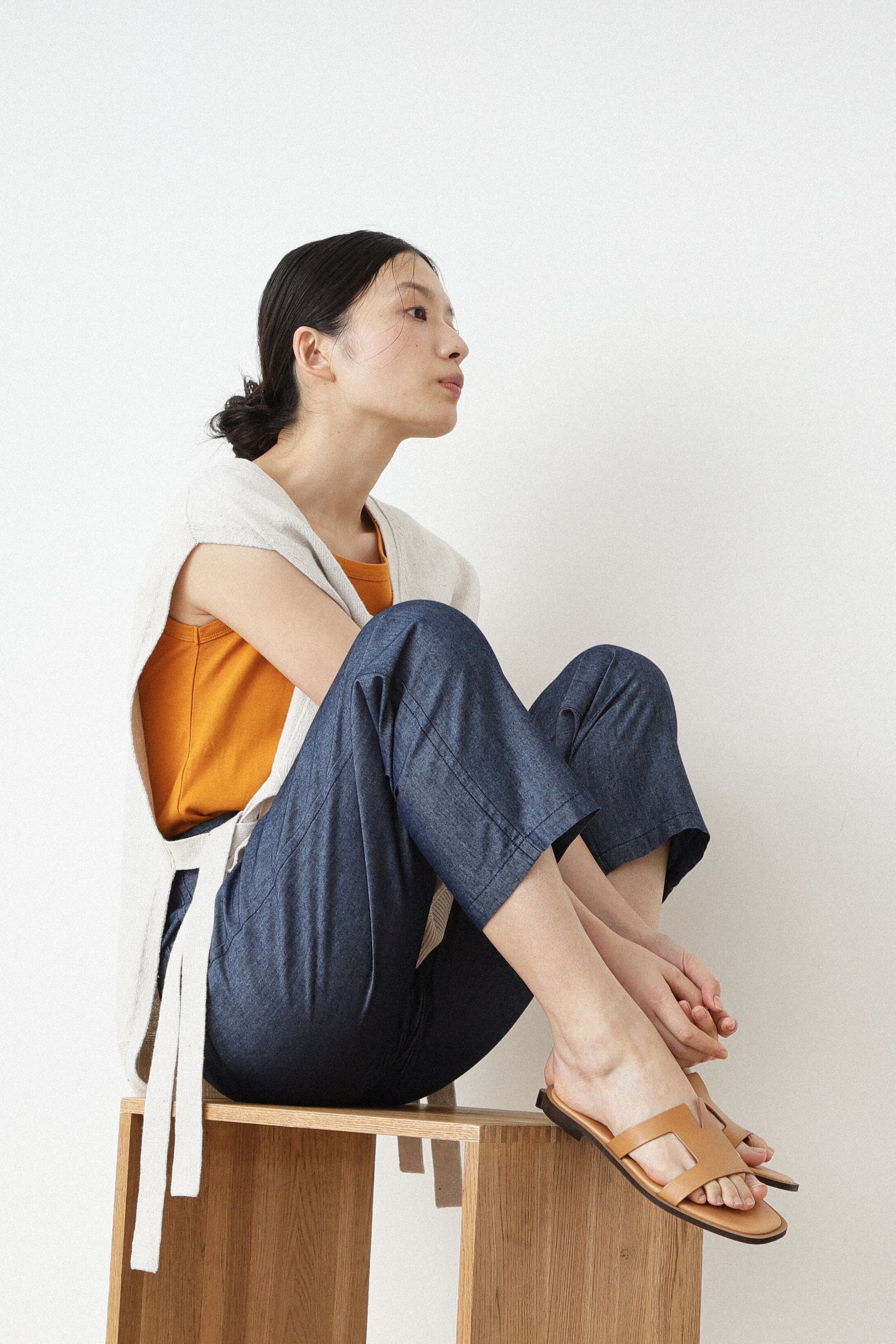  「◆オーガニックコットンベアテレコタンクトップ」|Tシャツ・カットソー|