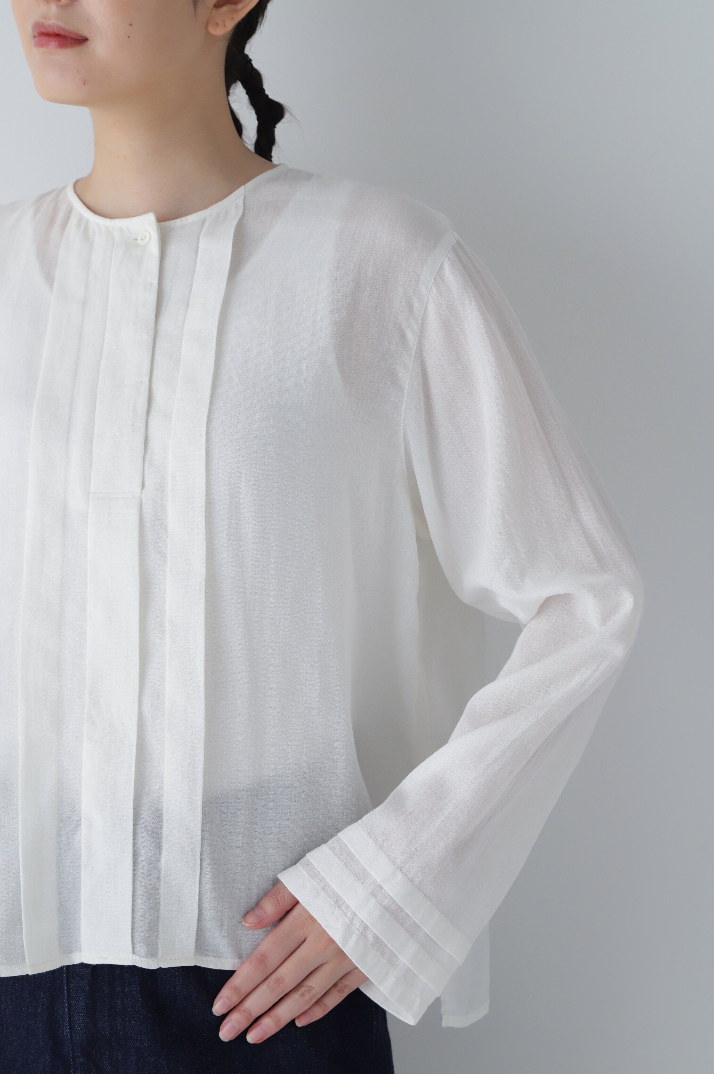  「◆サテンシフォンブラウス」|シャツ・ブラウス|