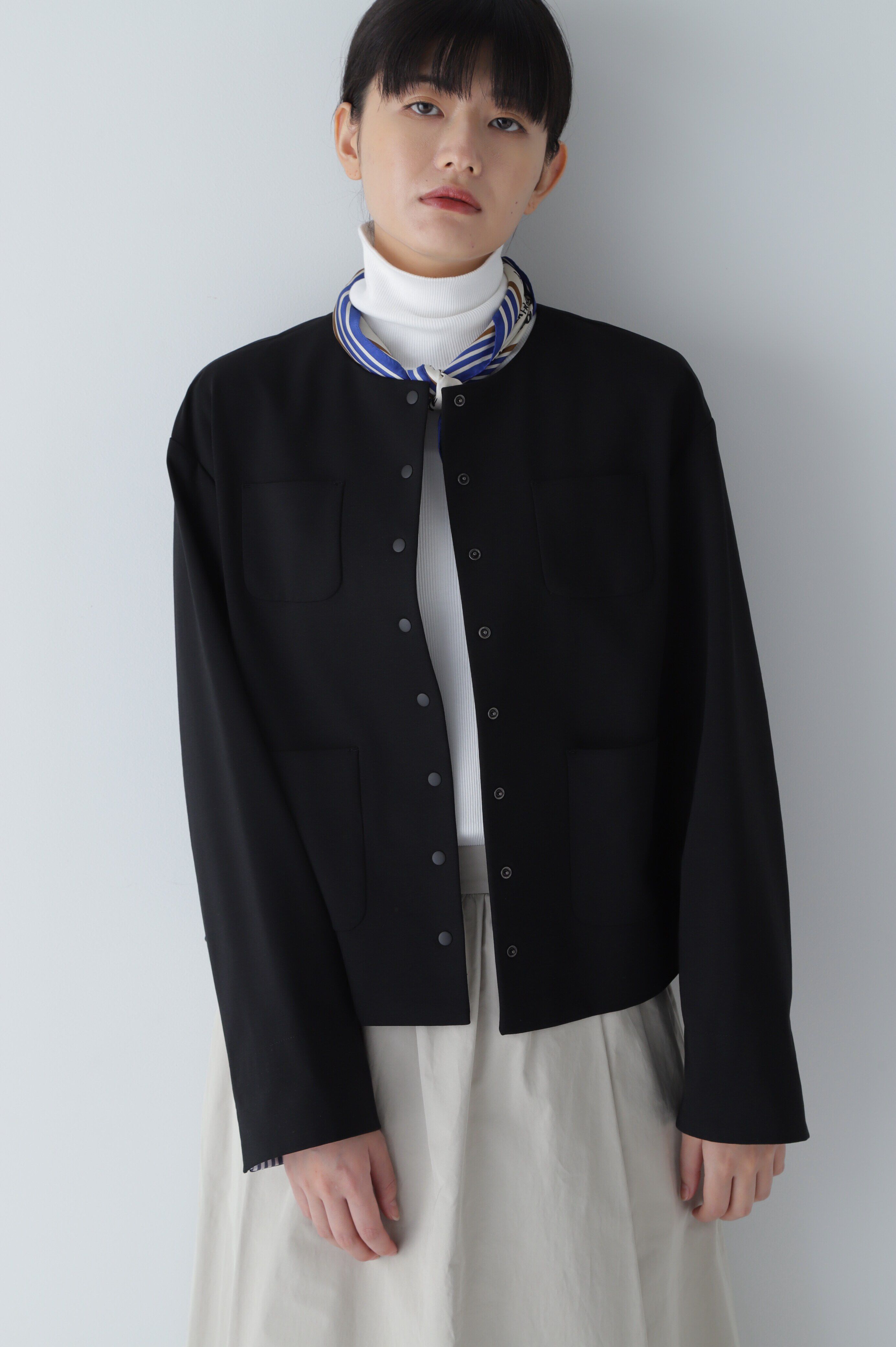  「◆ストレッチポンチジャケット」|その他|ブラック